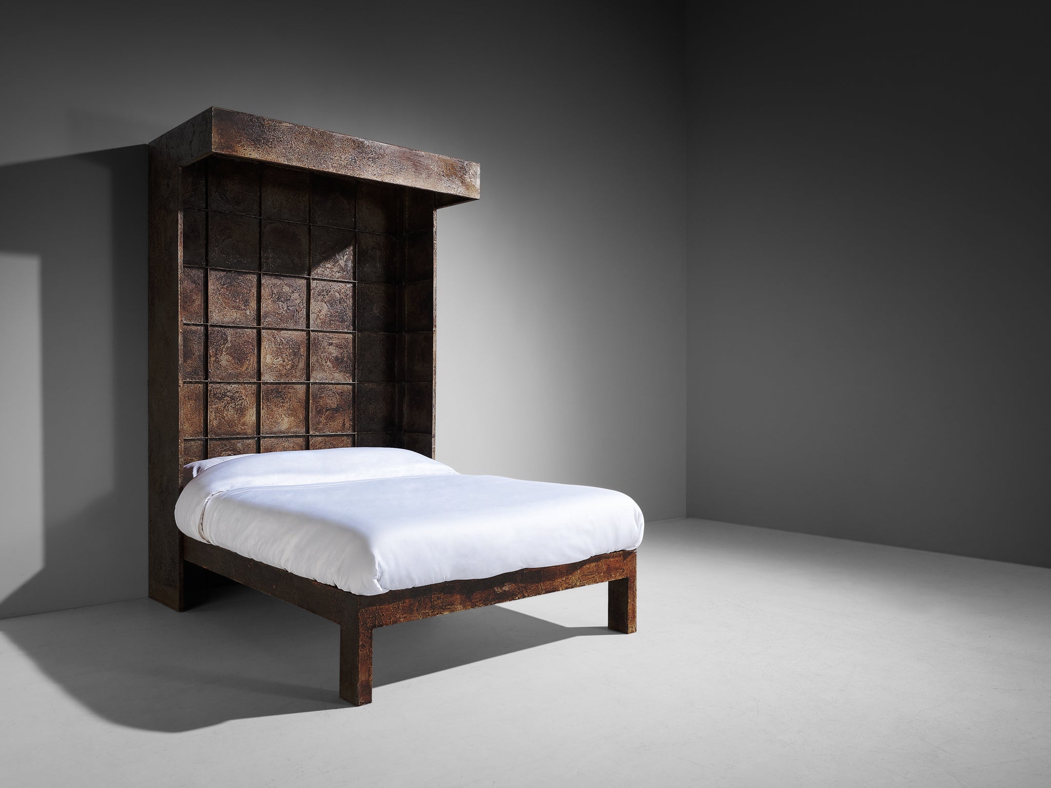 Pia Manu Unique Handcrafted Queen Bed in Wrought Iron More Furniture and Collectibles Morentz