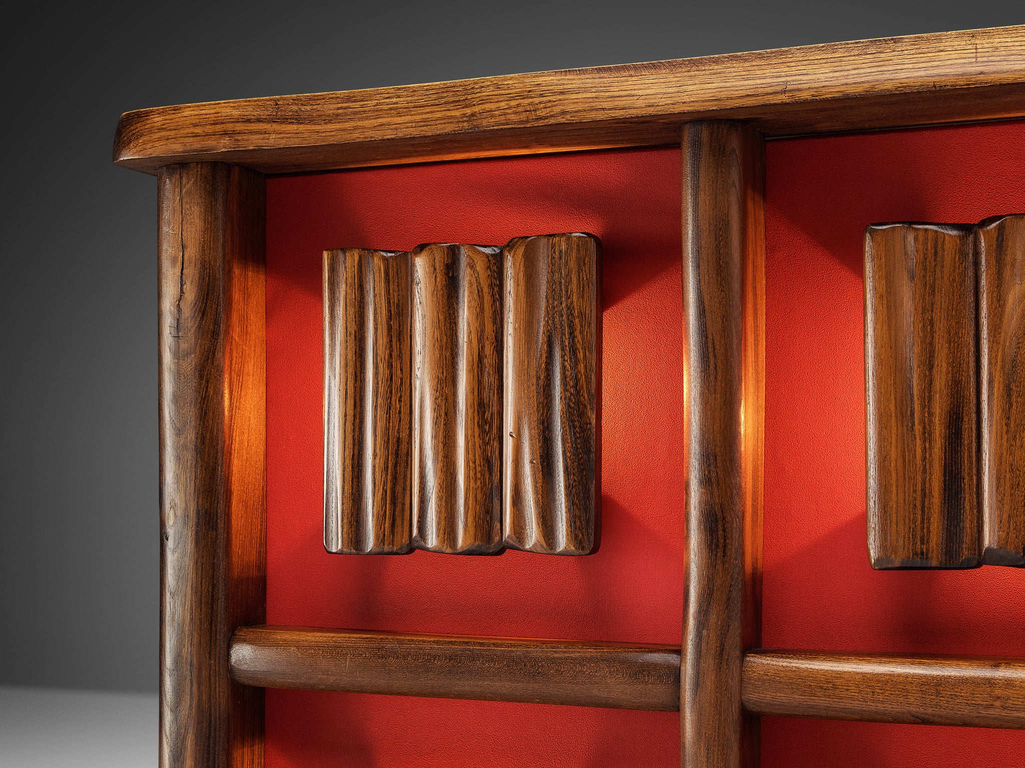 1950s French Bar Cabinet in Solid Elm Case pieces and storage cabinets Morentz