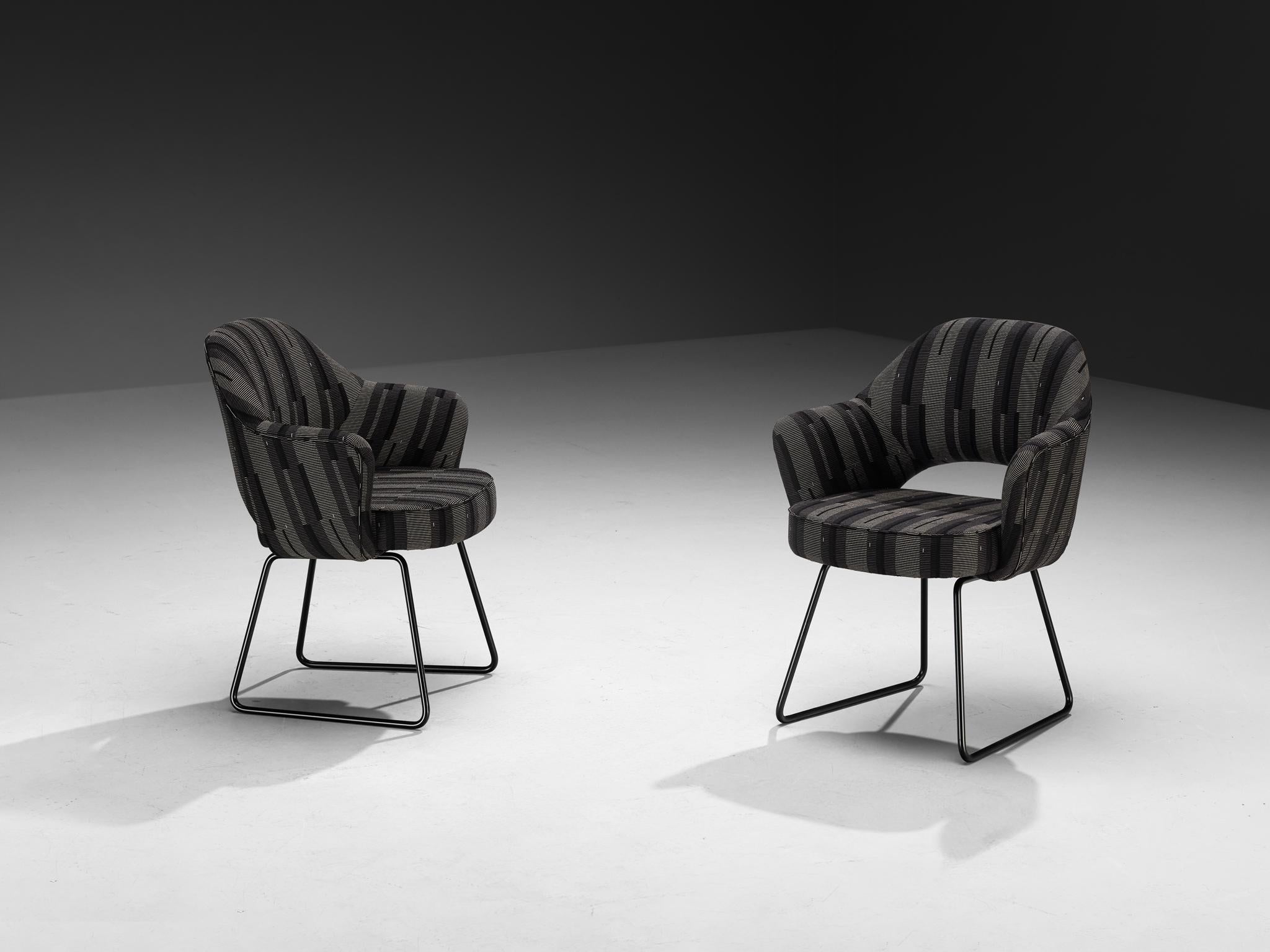 Eero Saarinen for Knoll Pair of ‘Conference’ Armchairs of UNESCO Paris seating Morentz