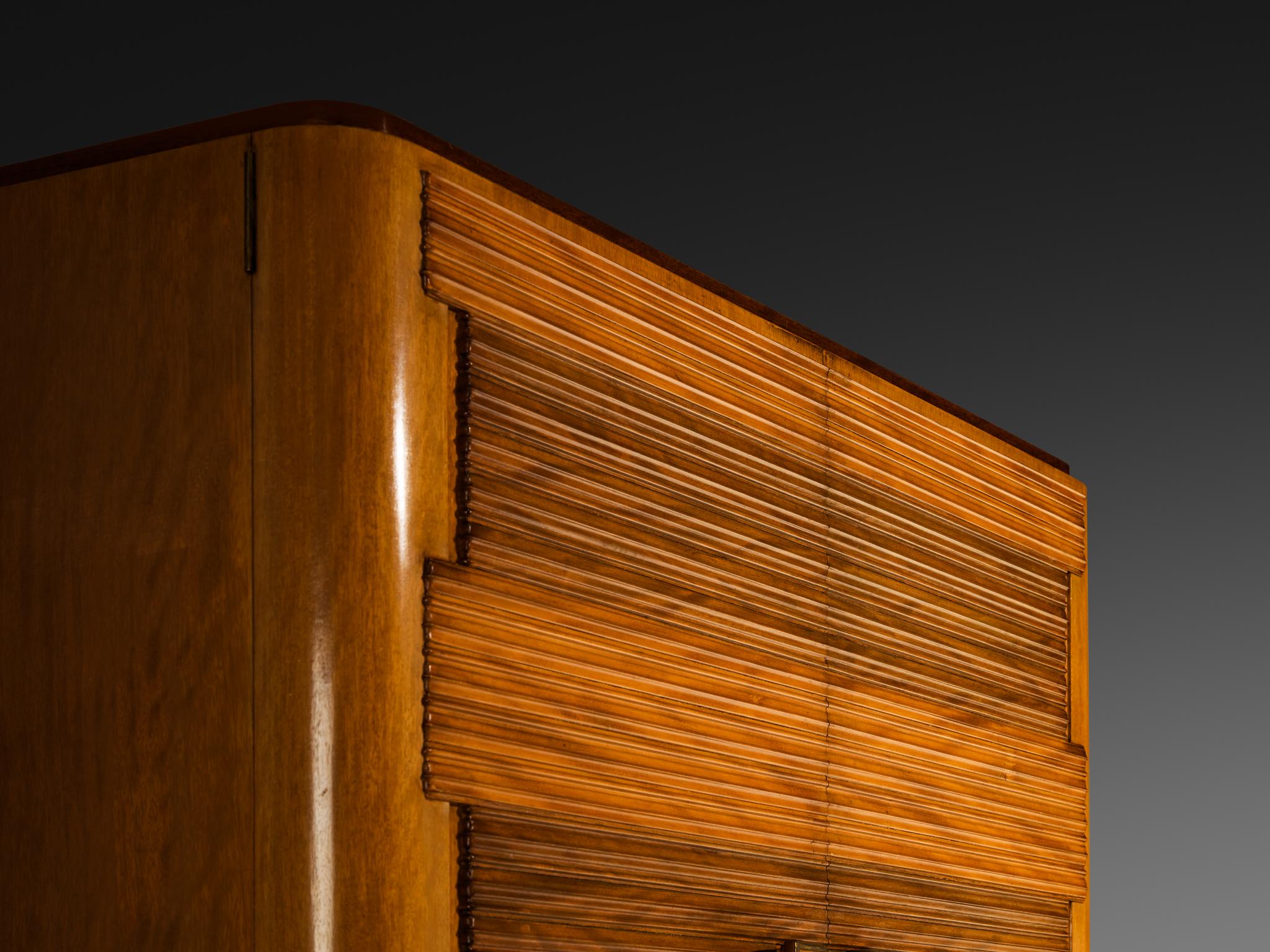 Mid-Century Modern 1950s Italian Cabinet in Mahogany case pieces and storage cabinets Morentz