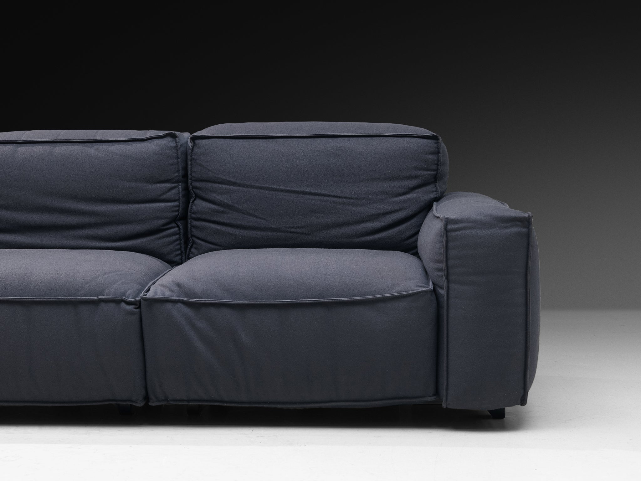 Mario Marenco for Arflex Modular 'Marechiaro' Three-Seat Sofa in Wool Seating Morentz