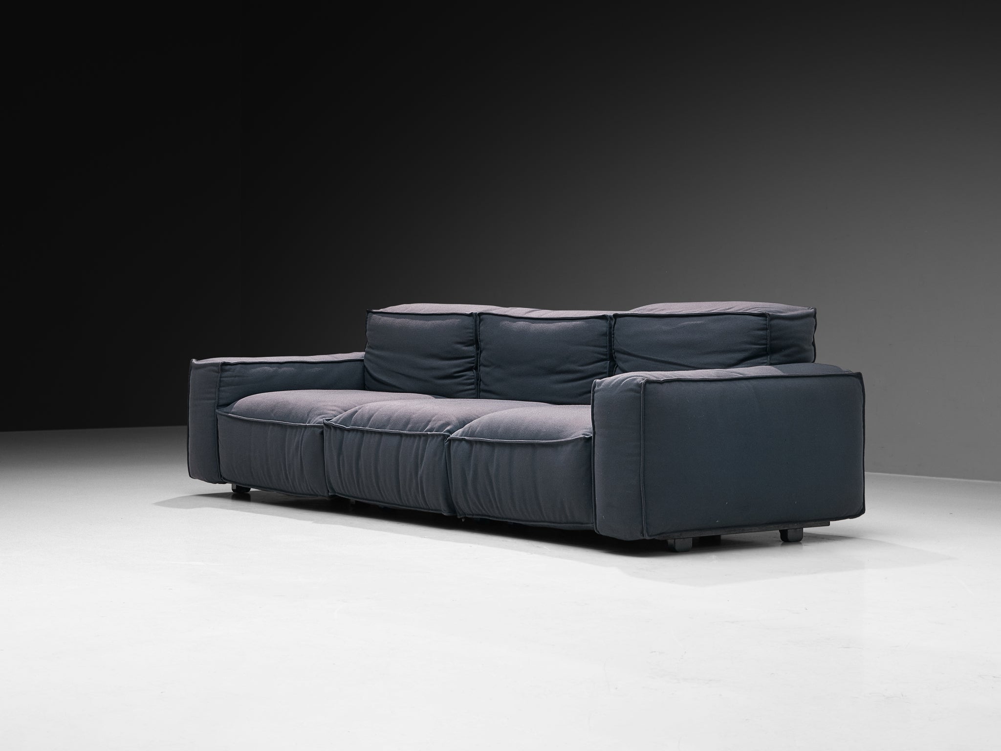 Mario Marenco for Arflex Modular 'Marechiaro' Three-Seat Sofa in Wool Seating Morentz