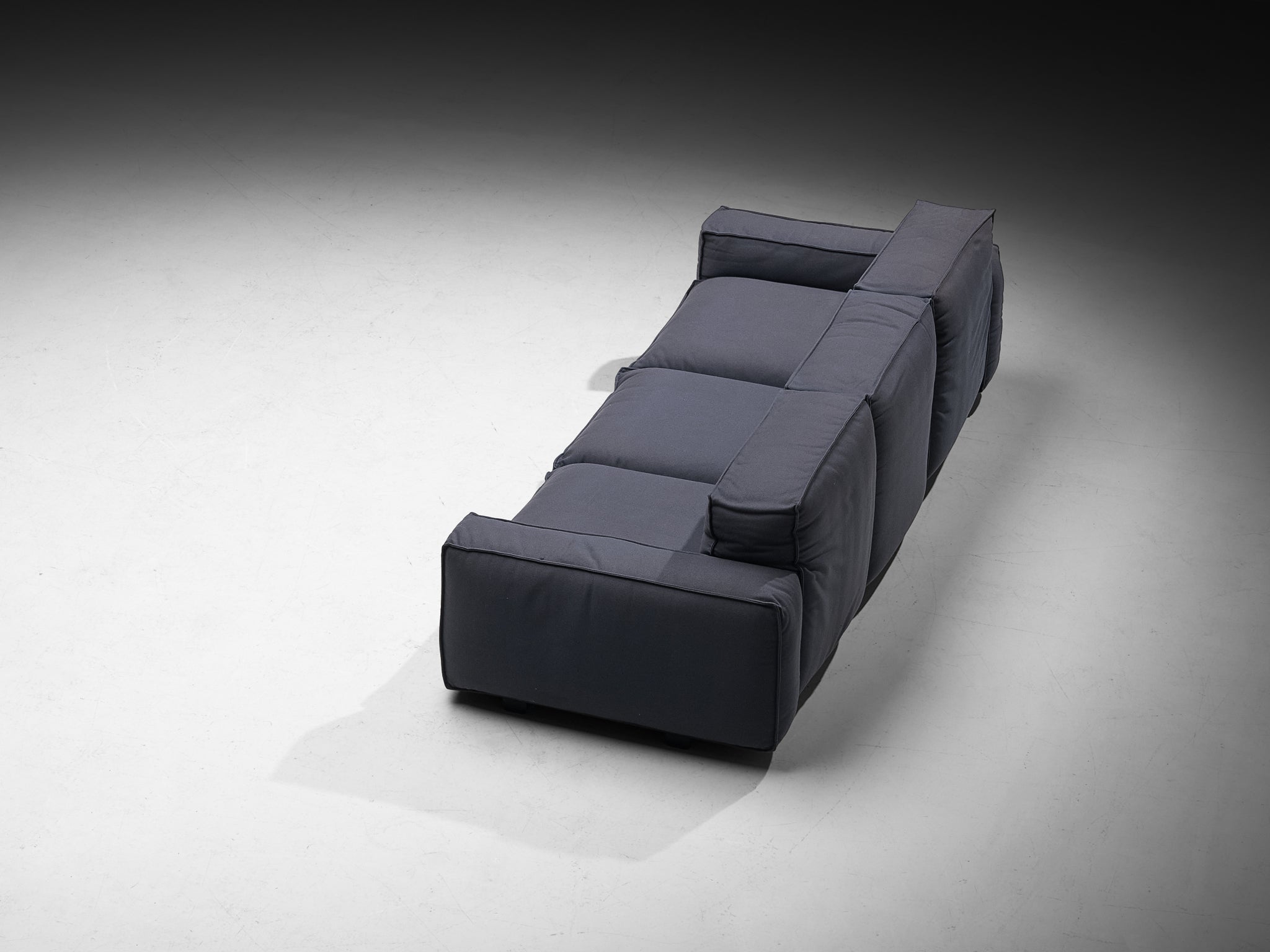 Mario Marenco for Arflex Modular 'Marechiaro' Three-Seat Sofa in Wool Seating Morentz