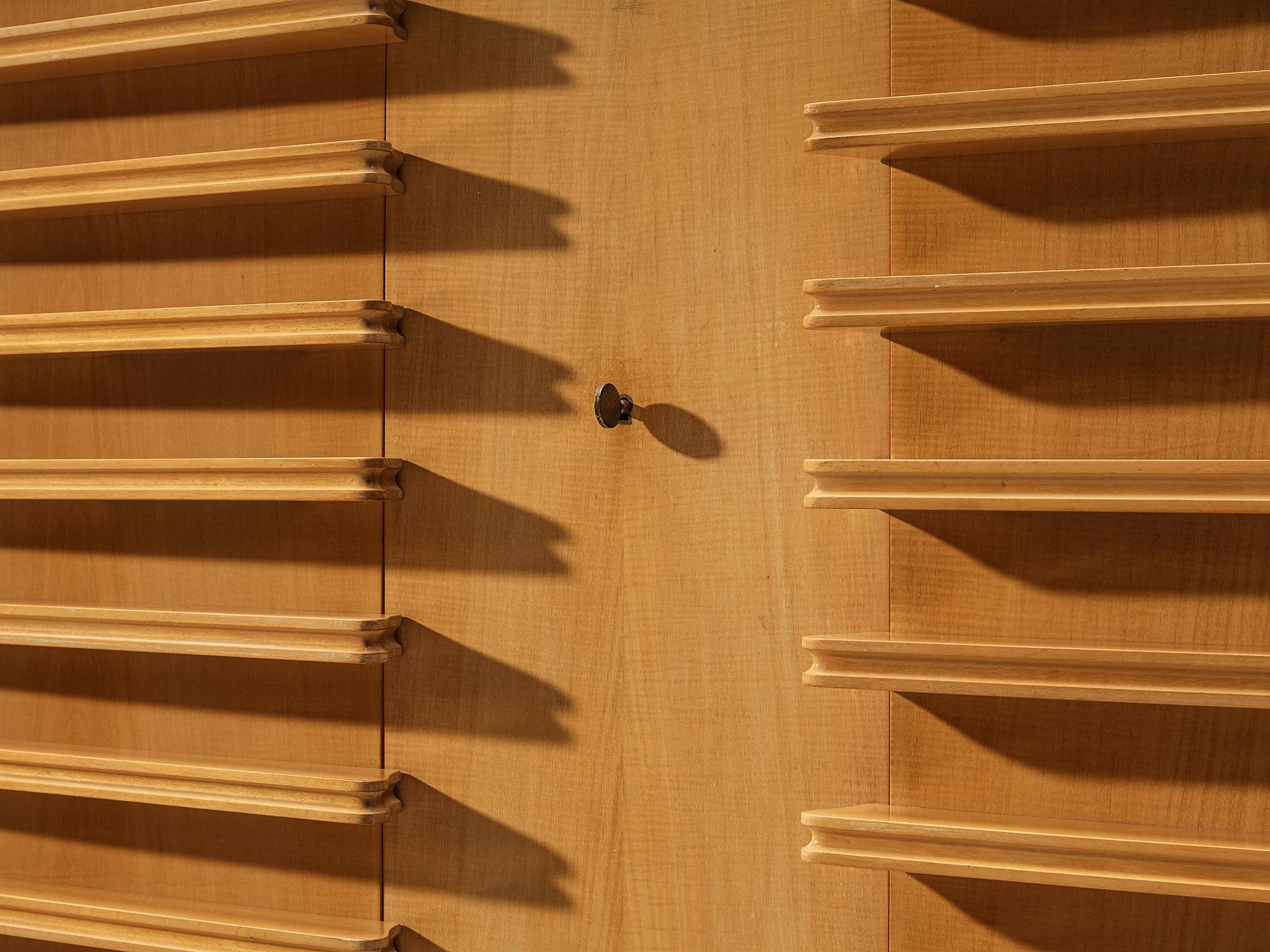 Rare Raoul Clement & R. Verot French Highboard in Sycamore case pieces and storage cabinets Morentz