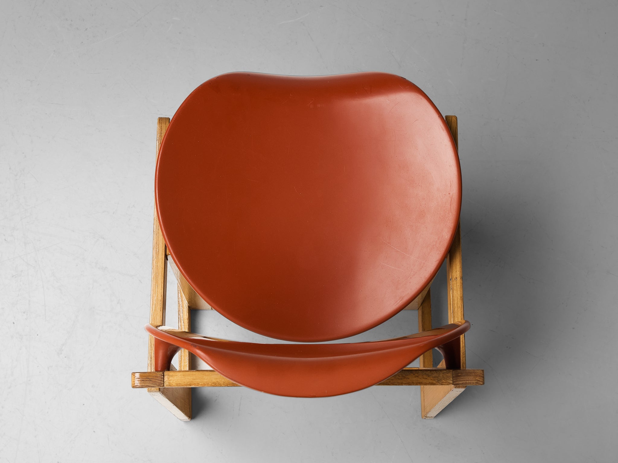 Giuseppe Davanzo Set of Eight Dining Chairs 'Serena' in Elm seating Morentz