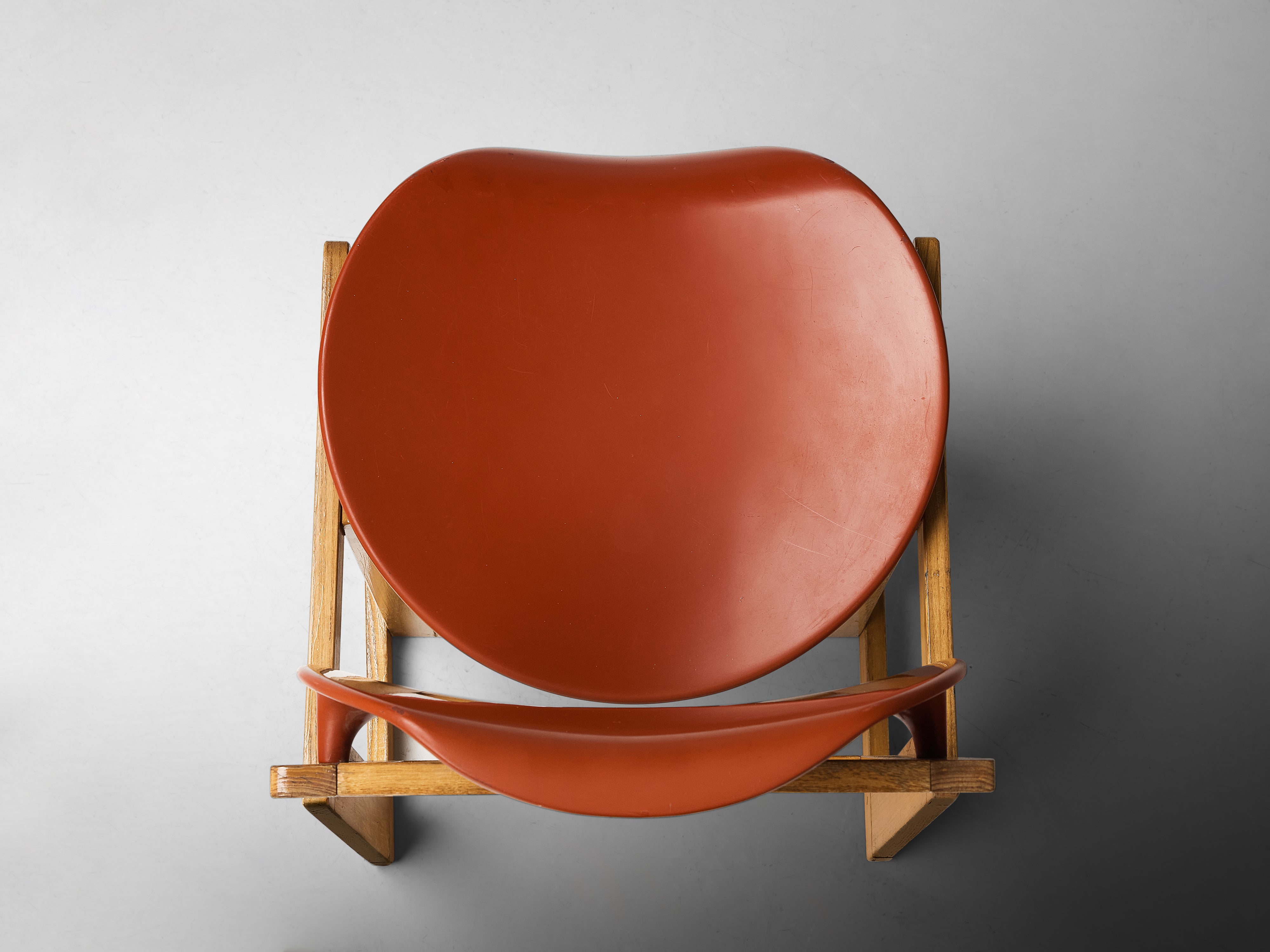 Giuseppe Davanzo Set of Eight Dining Chairs 'Serena' in Elm Seating Morentz