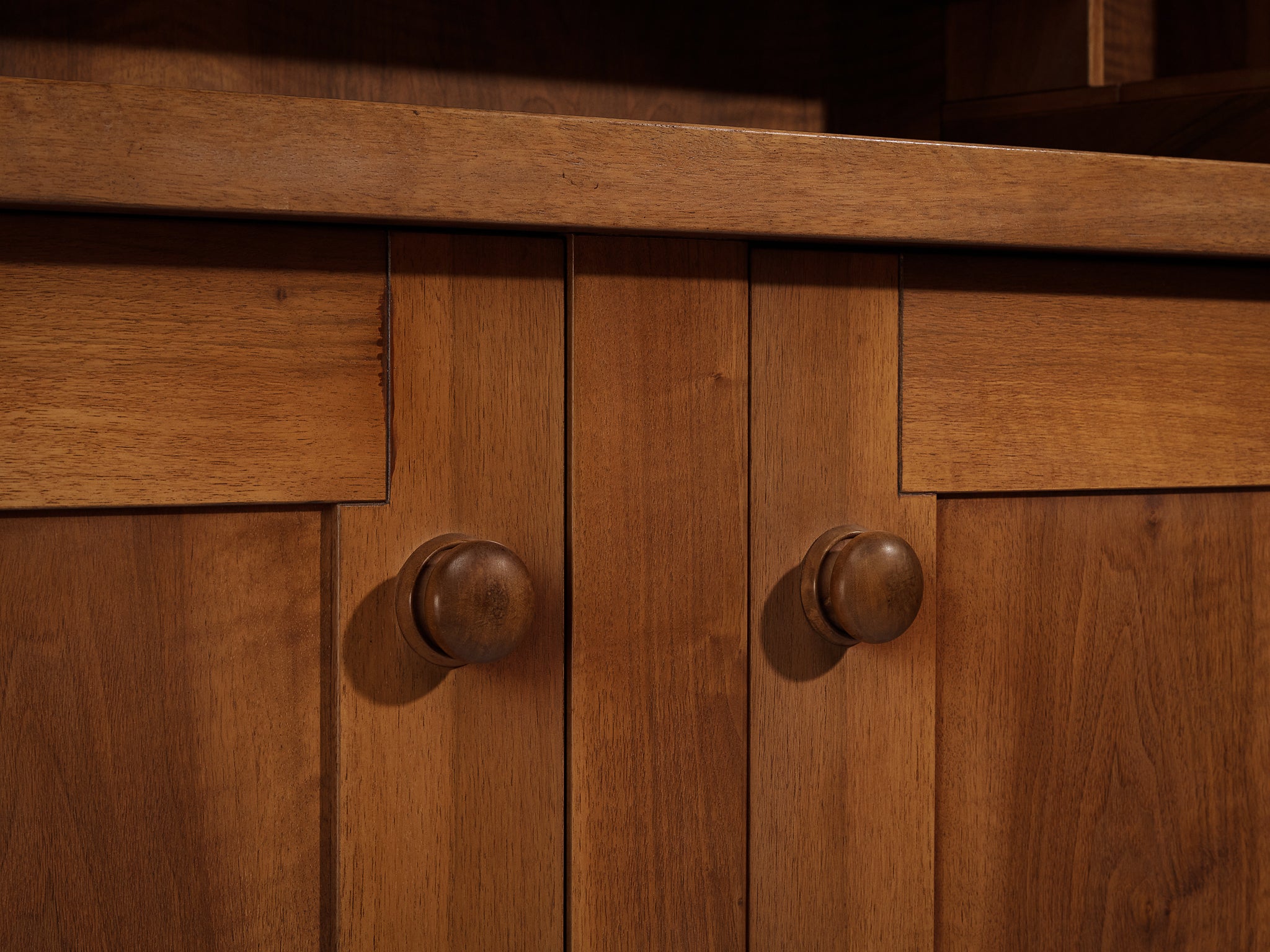 Silvio Coppola for Bernini Geometric Sideboard in Walnut Case pieces and storage cabinets Morentz