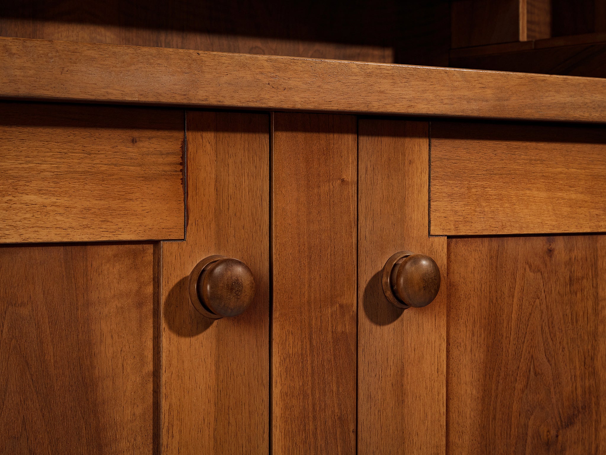 Silvio Coppola for Bernini Geometric Sideboard in Walnut Case pieces and storage cabinets Morentz