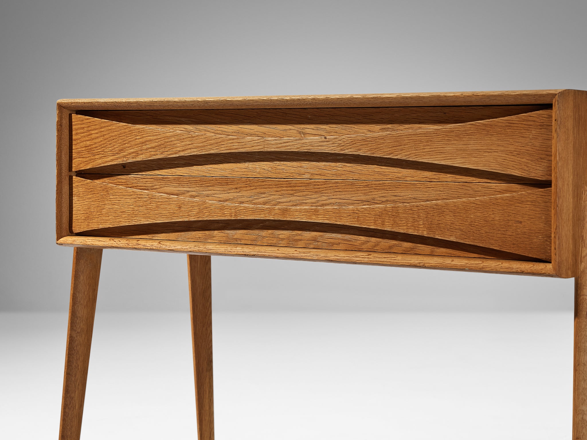 Rimbert Sandholt for Ateljé Glas & Trä Nightstand or Cabinet in Oak Case pieces and storage cabinets Morentz