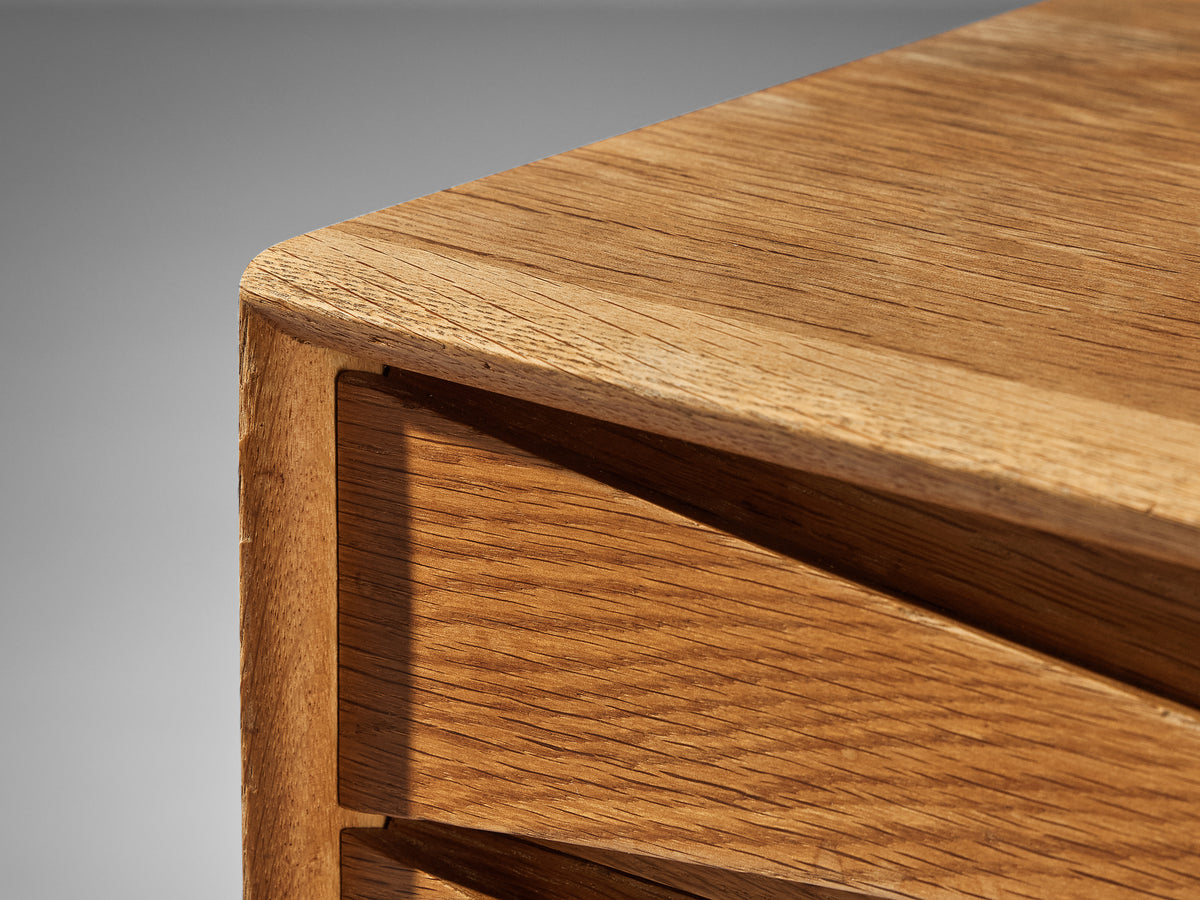 Rimbert Sandholt for Ateljé Glas & Trä Nightstand or Cabinet in Oak Case pieces and storage cabinets Morentz