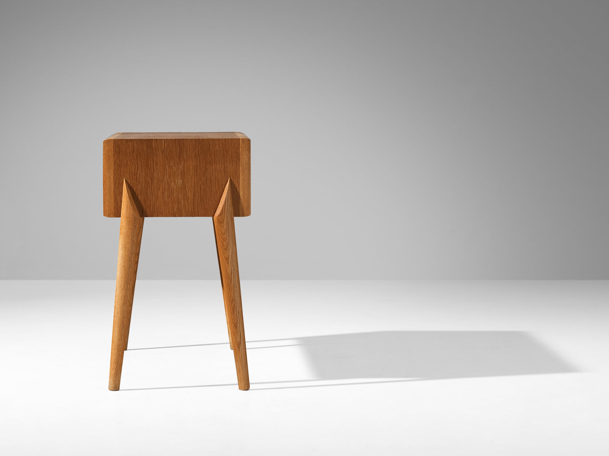 Rimbert Sandholt for Ateljé Glas & Trä Nightstand or Cabinet in Oak Case pieces and storage cabinets Morentz