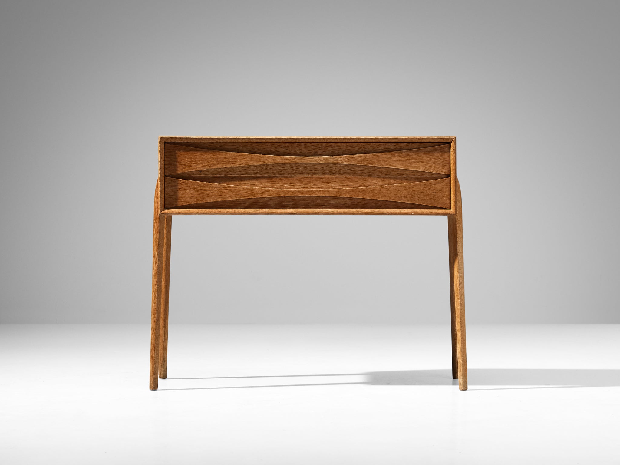 Rimbert Sandholt for Ateljé Glas & Trä Nightstand or Cabinet in Oak Case pieces and storage cabinets Morentz