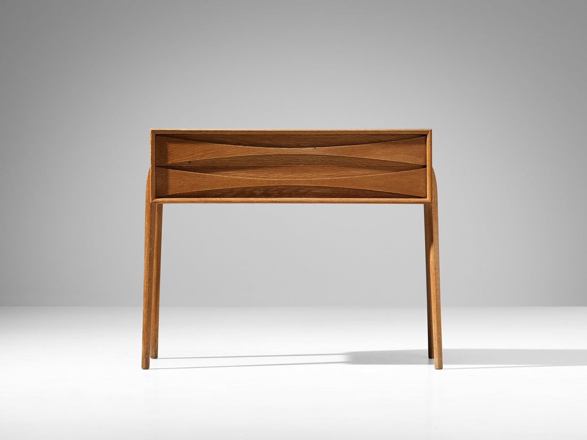 Rimbert Sandholt for Ateljé Glas & Trä Nightstand or Cabinet in Oak Case pieces and storage cabinets Morentz