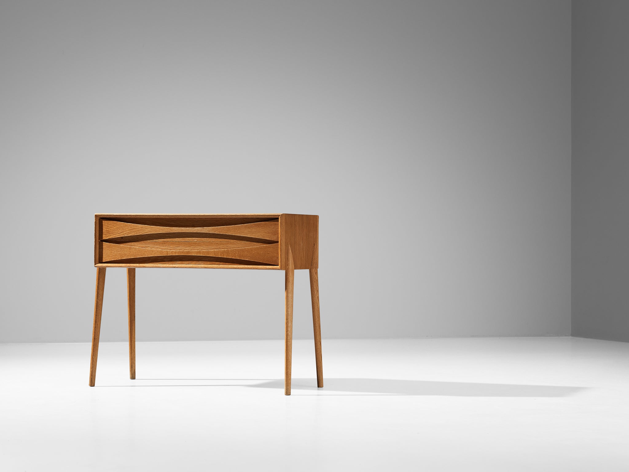 Rimbert Sandholt for Ateljé Glas & Trä Nightstand or Cabinet in Oak Case pieces and storage cabinets Morentz