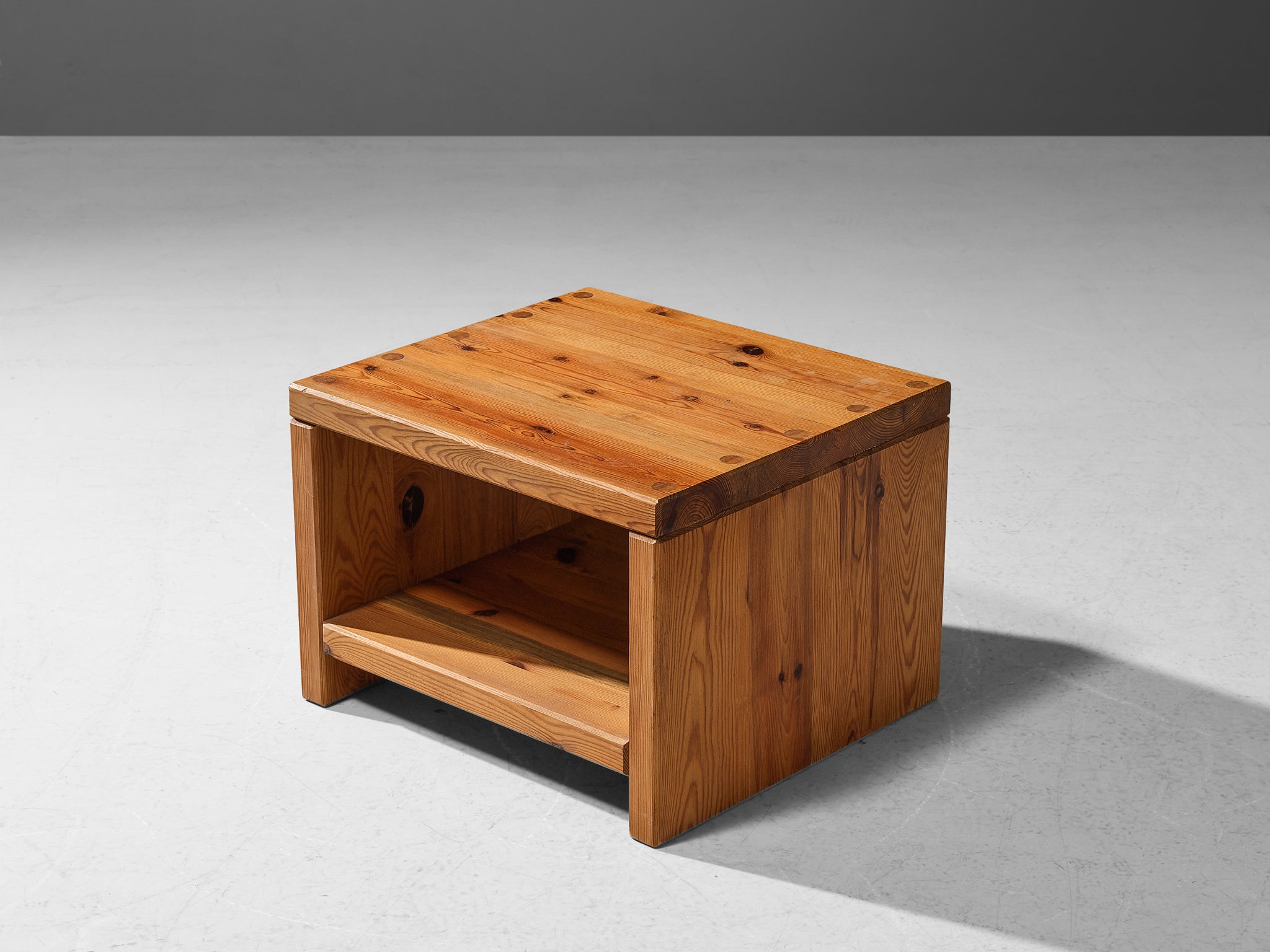 1970s Swedish Side Table in Solid Pine Tables Morentz