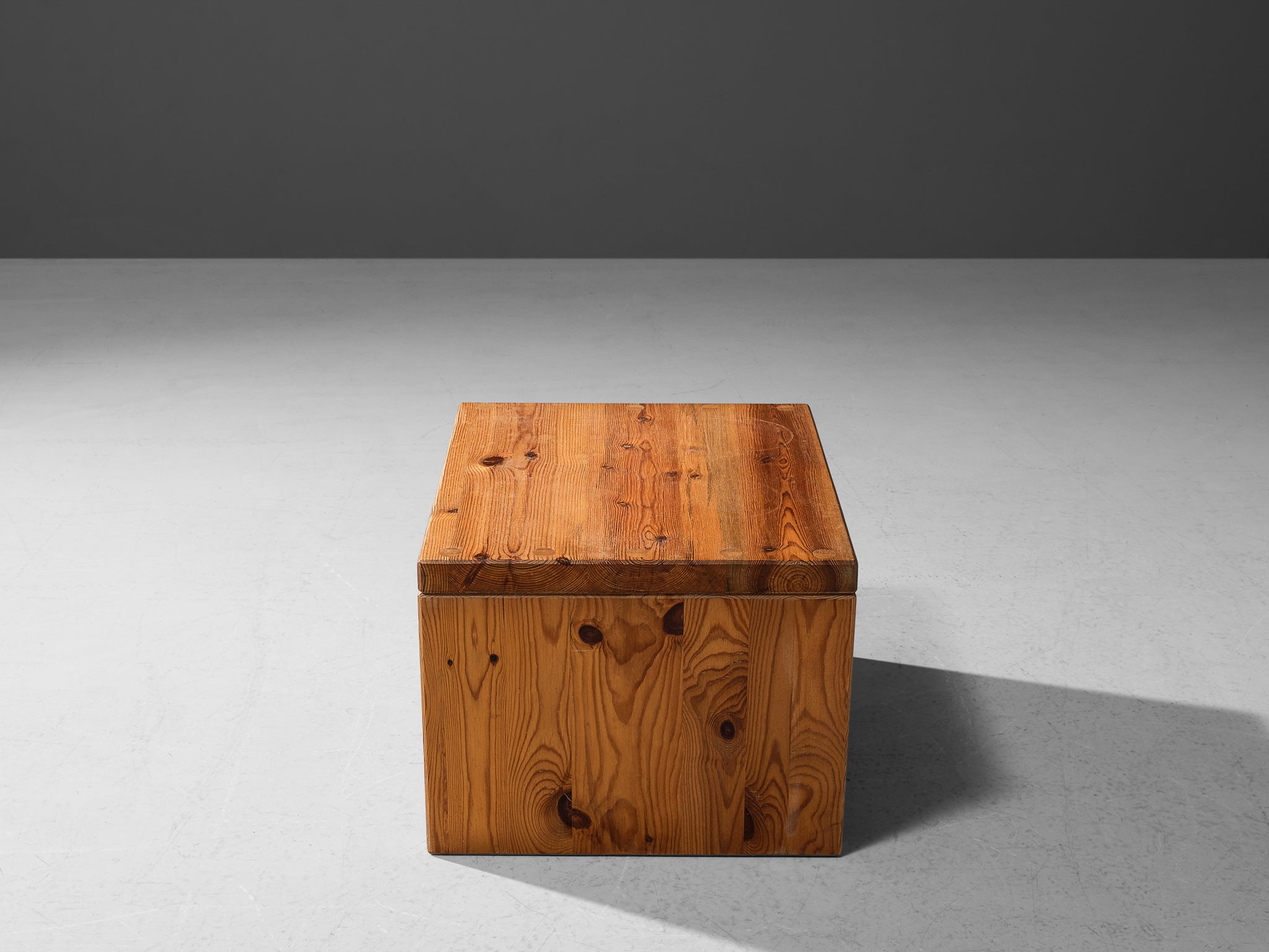 1970s Swedish Side Table in Solid Pine Tables Morentz