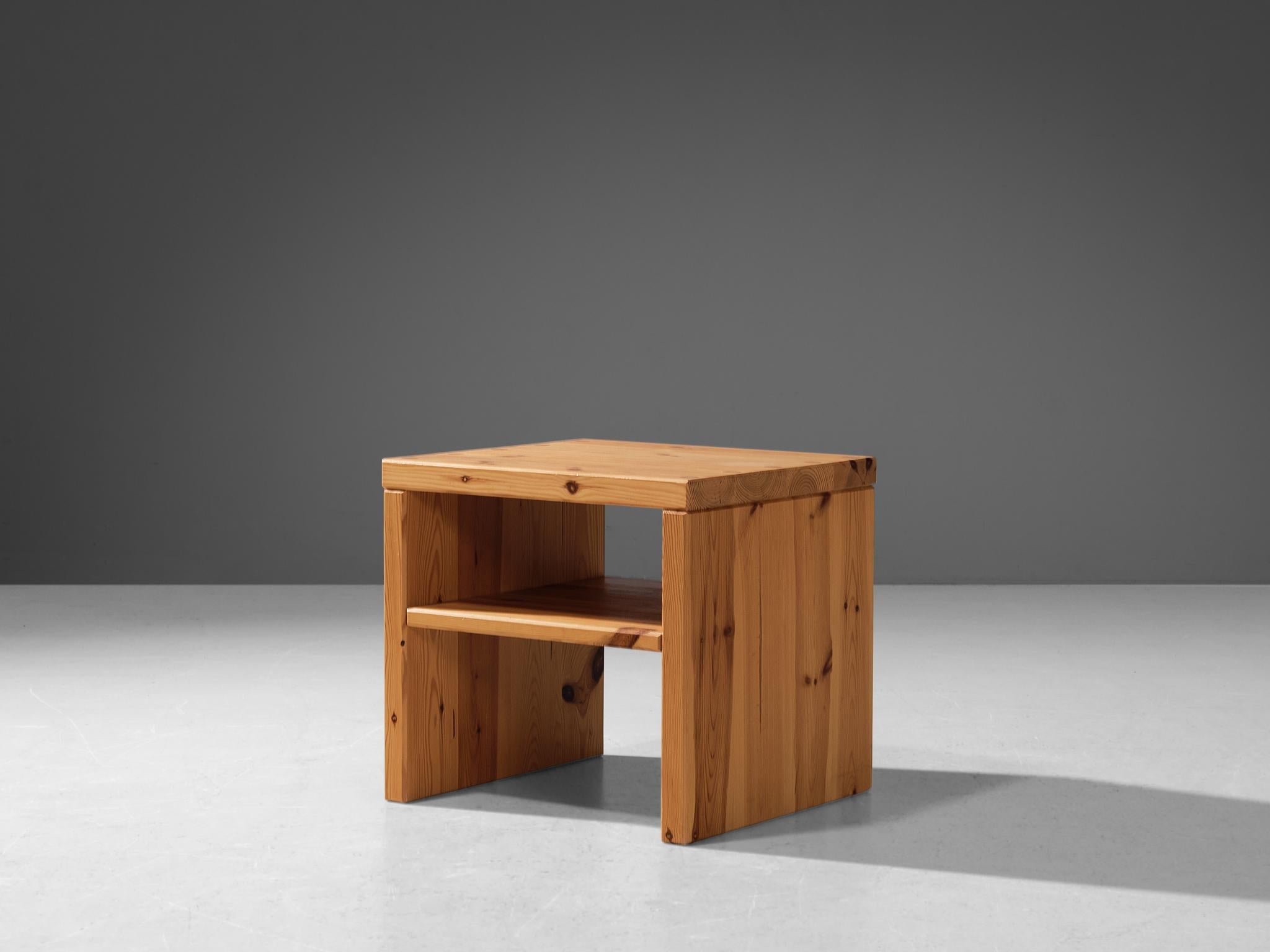 1970s Swedish Side Table in Solid Pine tables Morentz