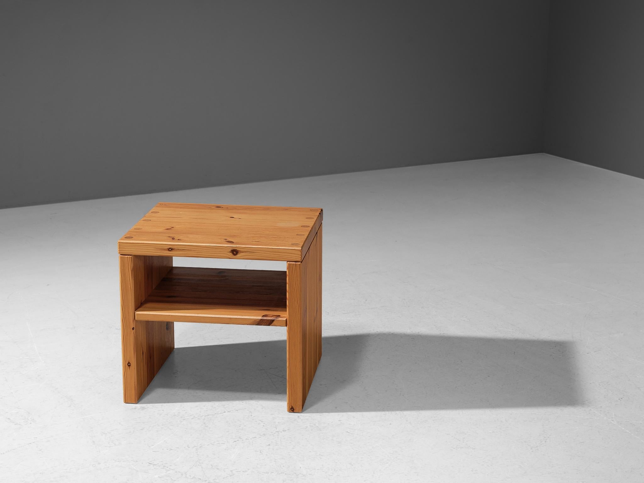 1970s Swedish Side Table in Solid Pine tables Morentz