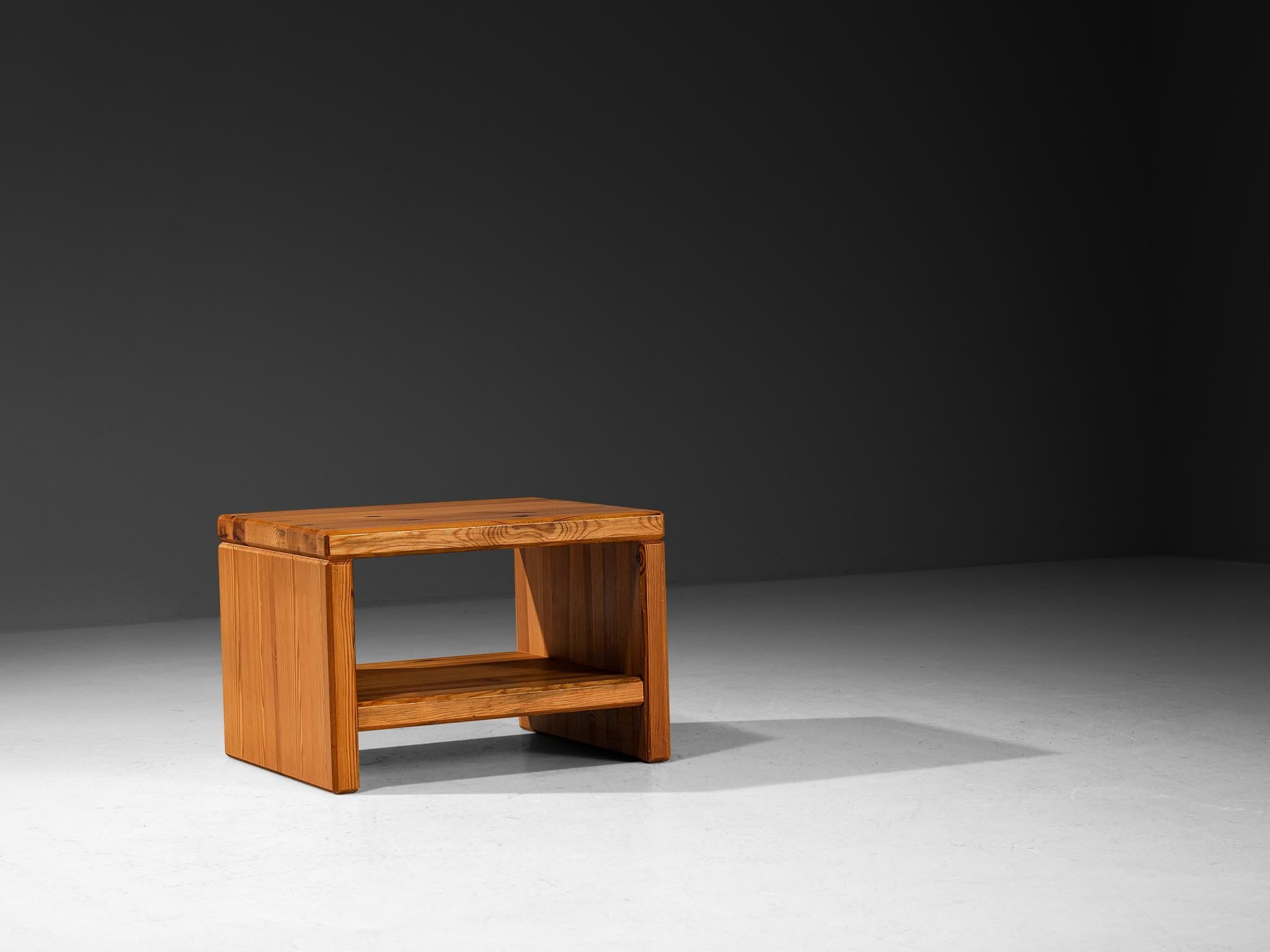 1970s Swedish Side Table in Solid Pine tables Morentz