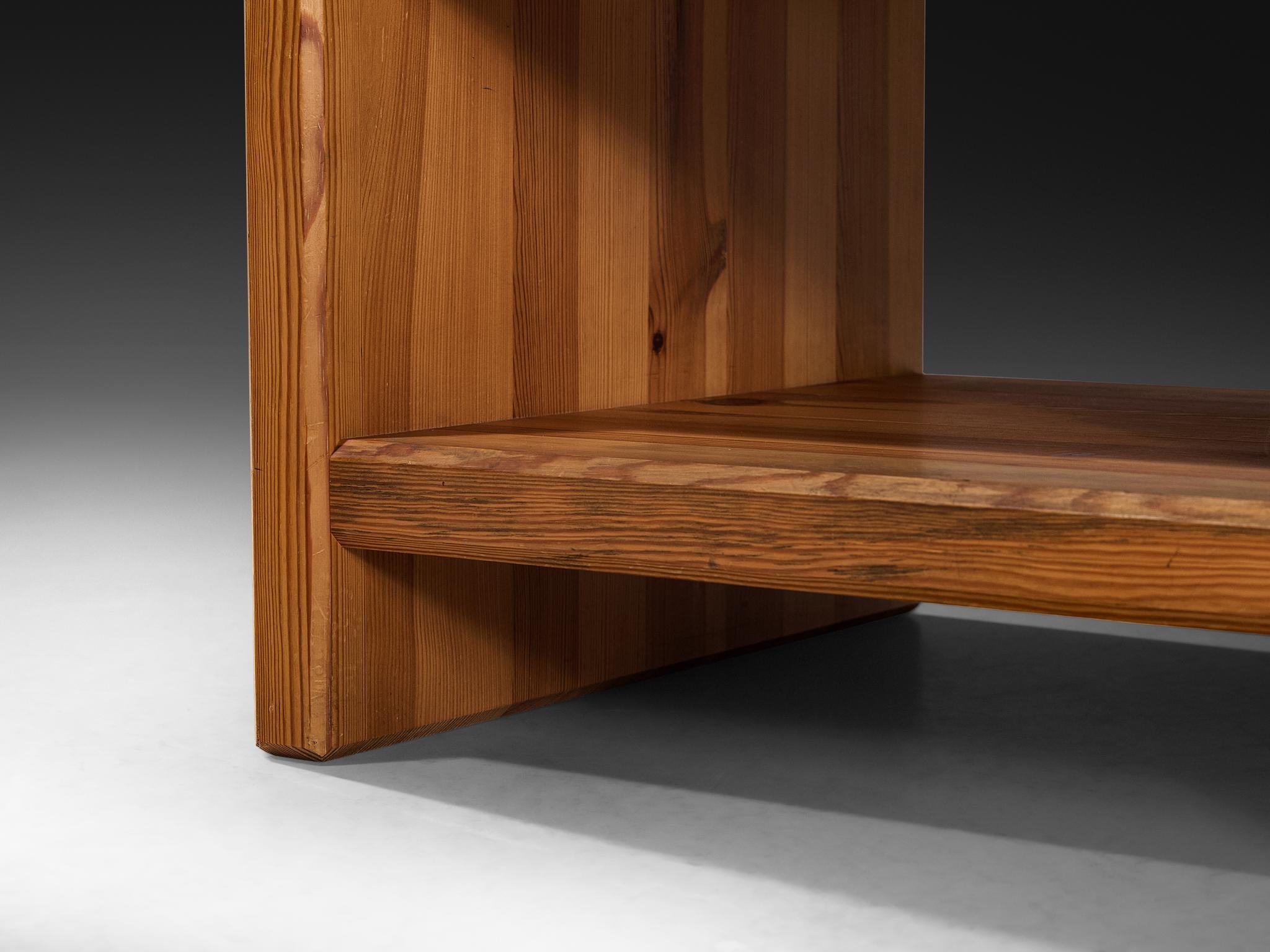 1970s Swedish Side Table in Solid Pine tables Morentz