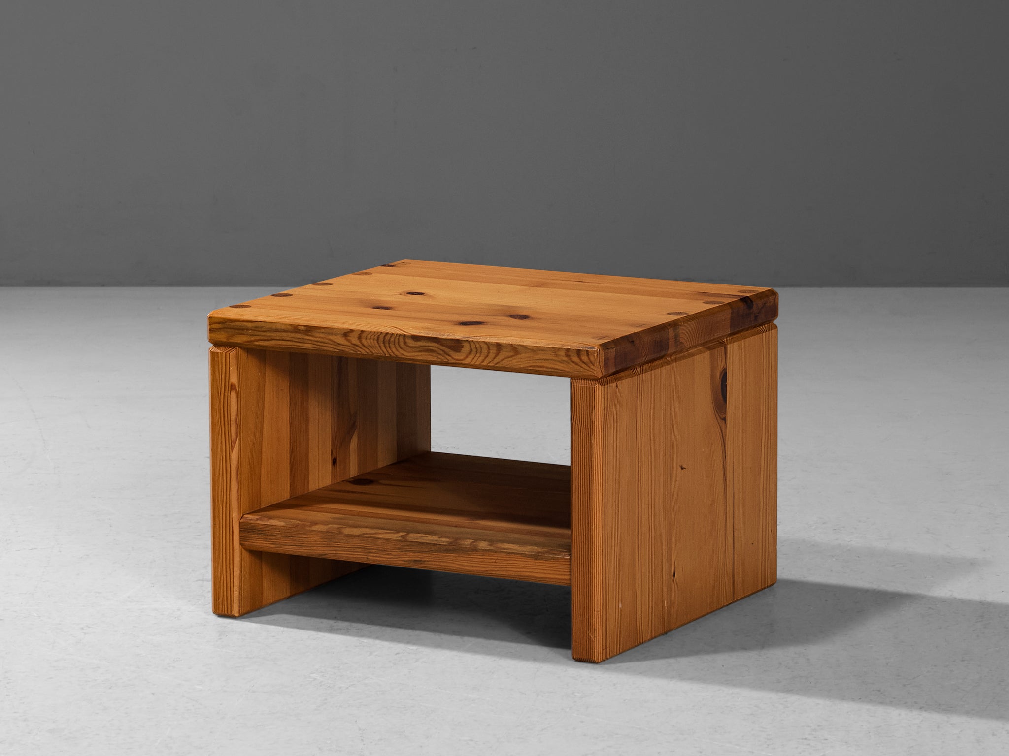 1970s Swedish Side Table in Solid Pine Tables Morentz