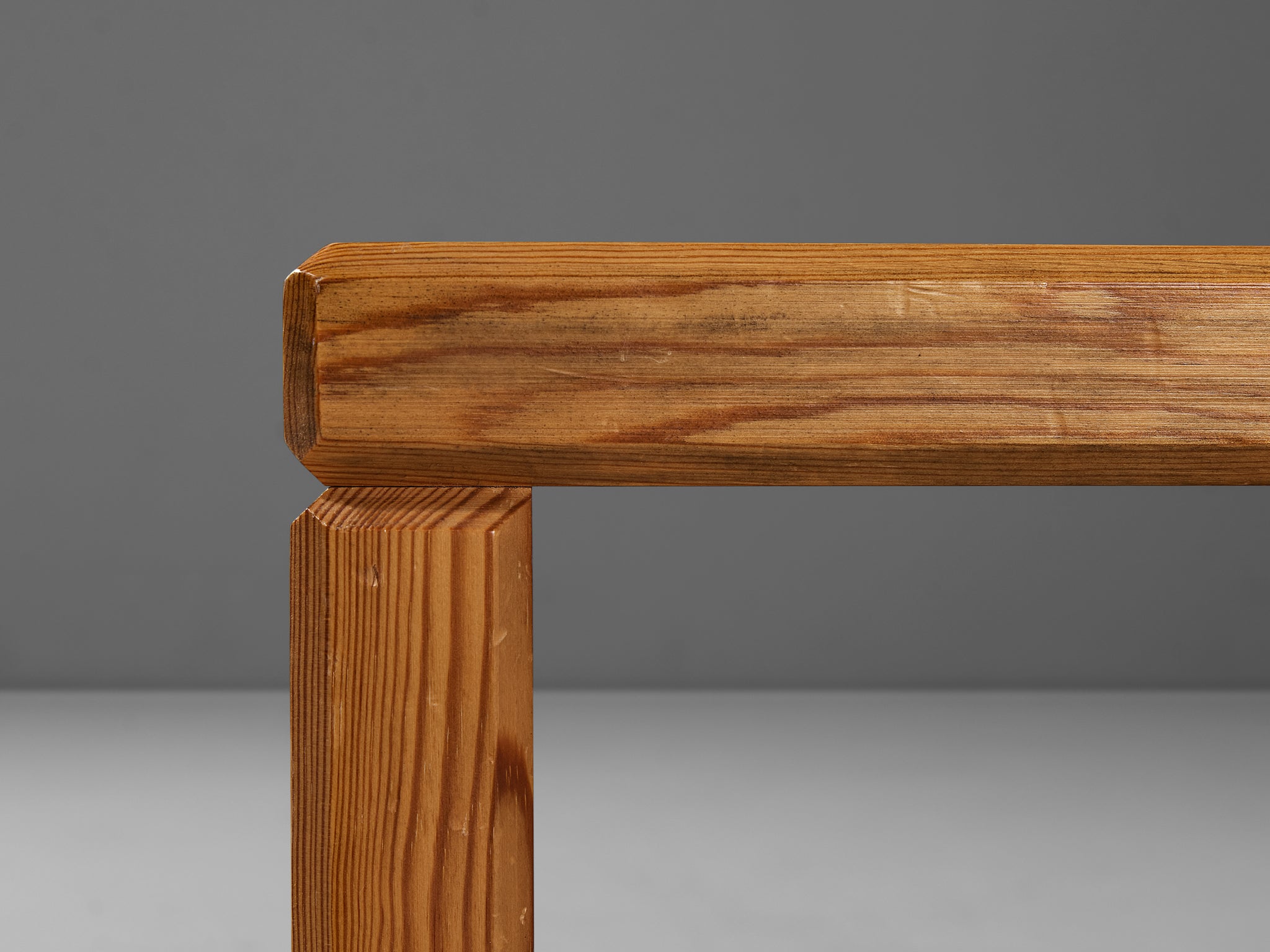 1970s Swedish Side Table in Solid Pine Tables Morentz
