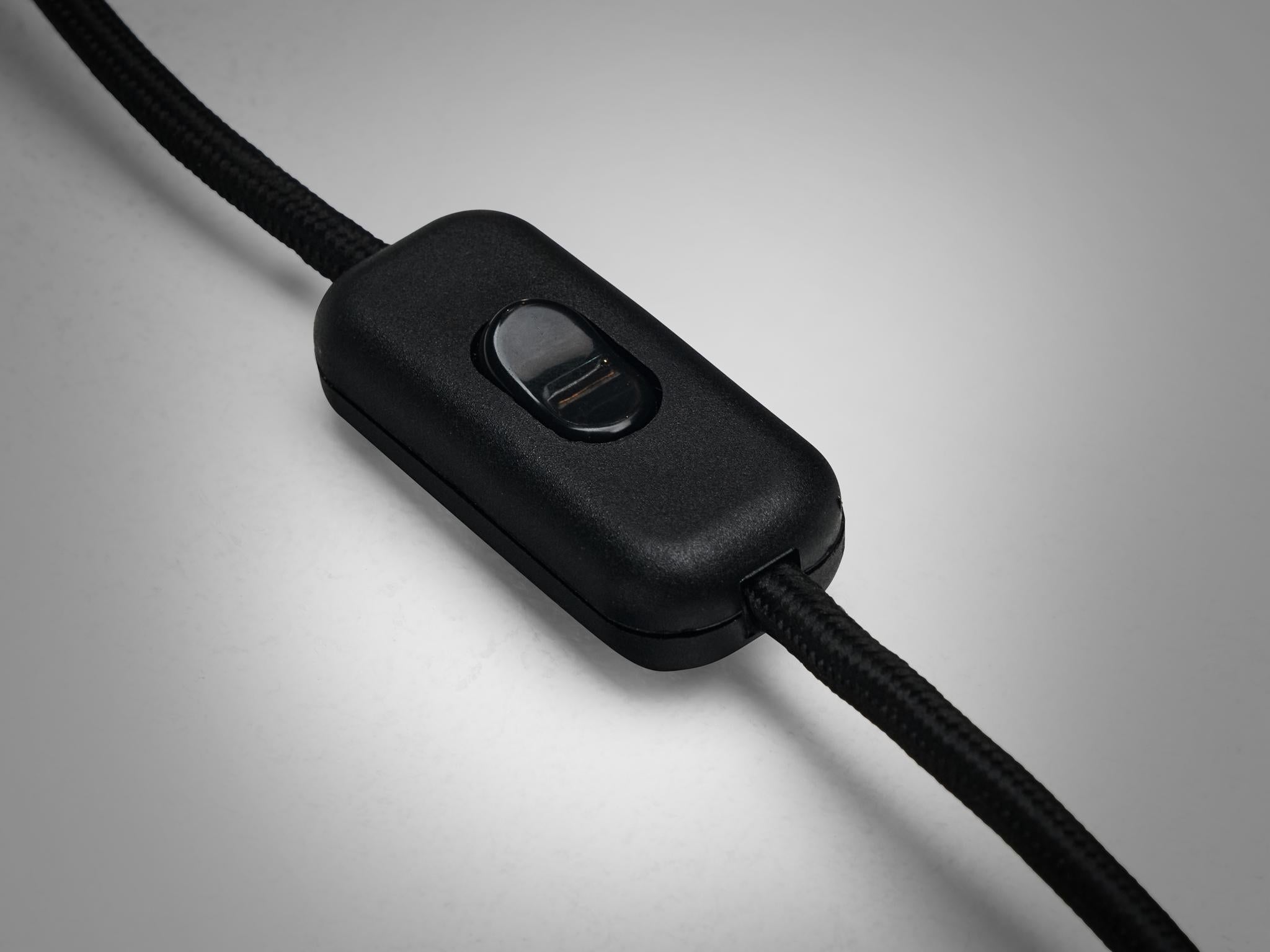 Lumenform Table Lamp in Glass and Chrome 1970s lighting Morentz