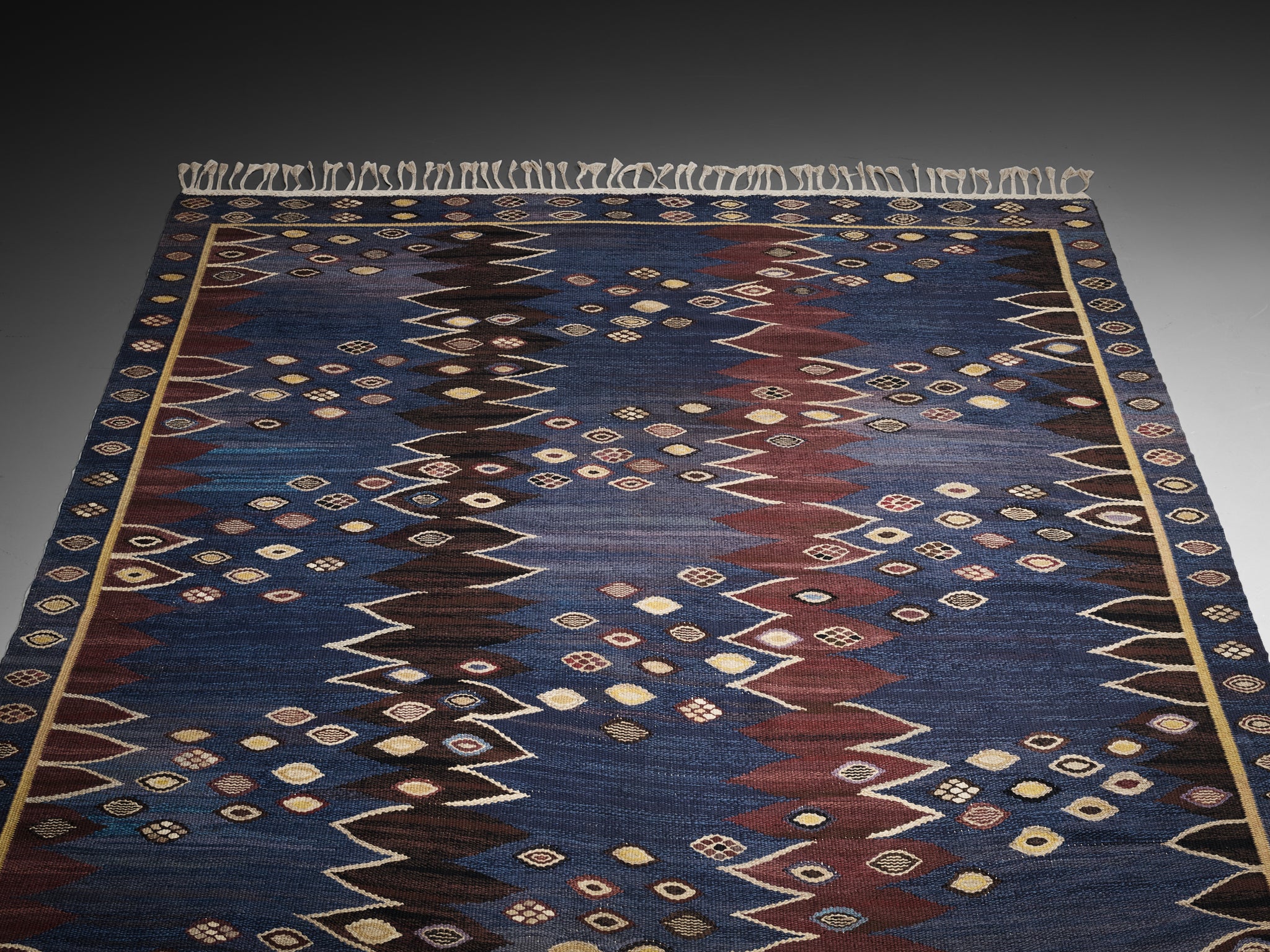 Barbro Nilsson for AB Märta Måås-Fjetterström 'Snäckorna' Carpet Rugs and Carpets Morentz