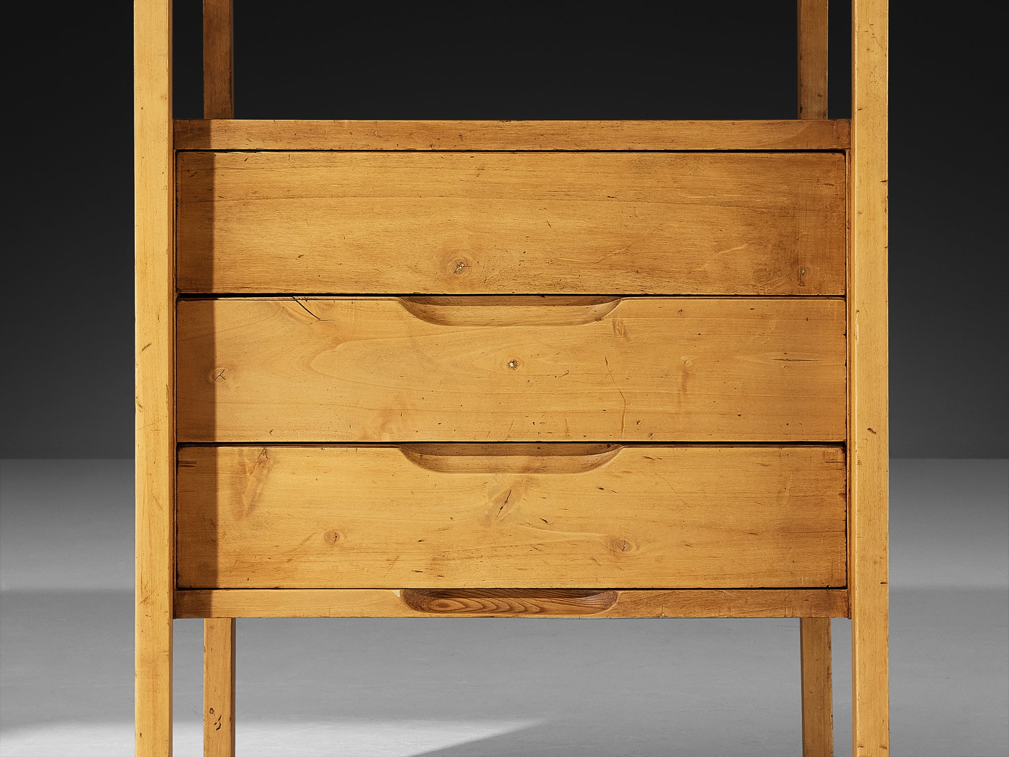 Rare Angelo Mangiarotti Writing Desk in Birch from Own Studio Tables Morentz