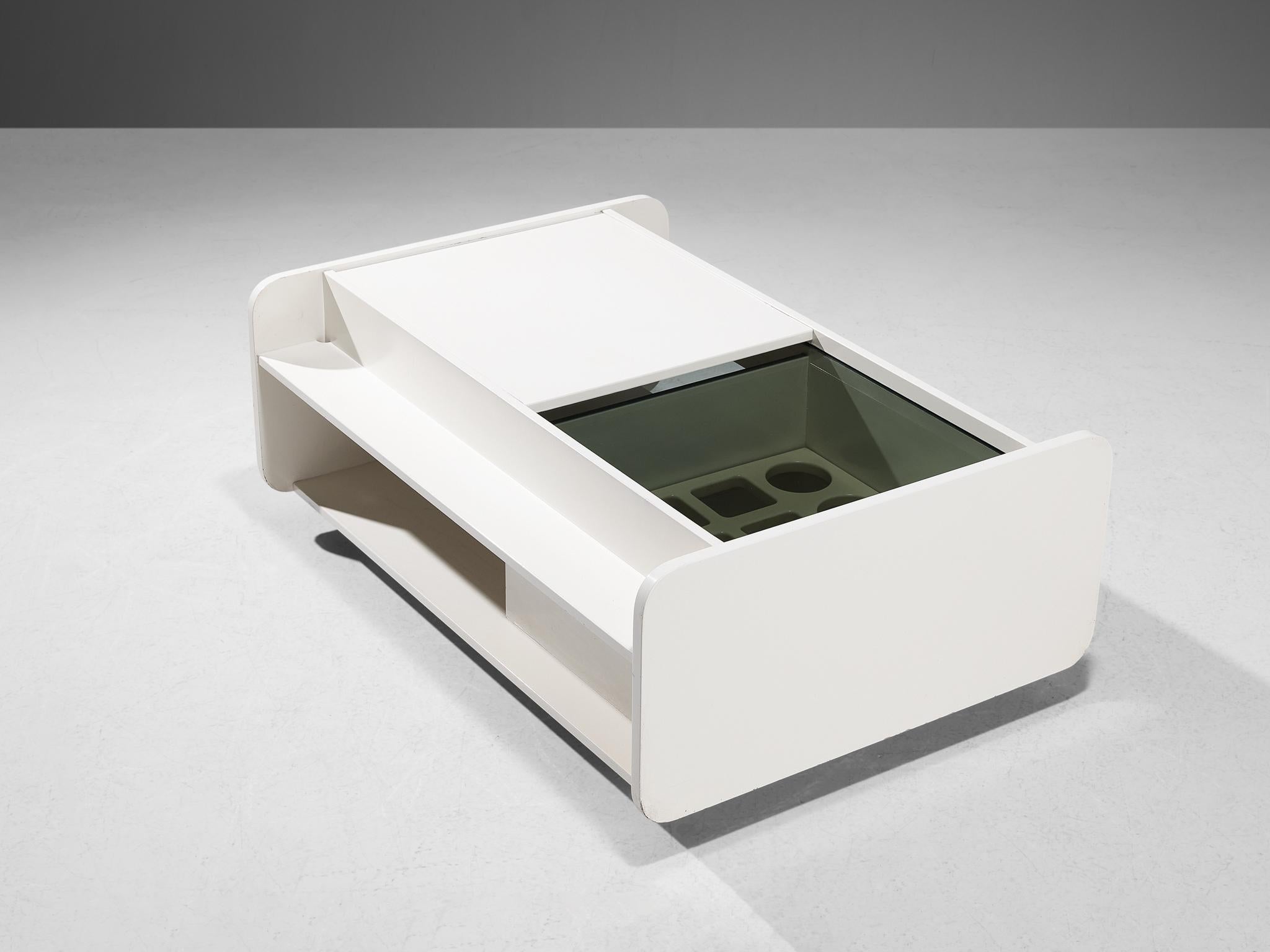 Italian Cocktail Table with Dry Bar Compartment tables Morentz