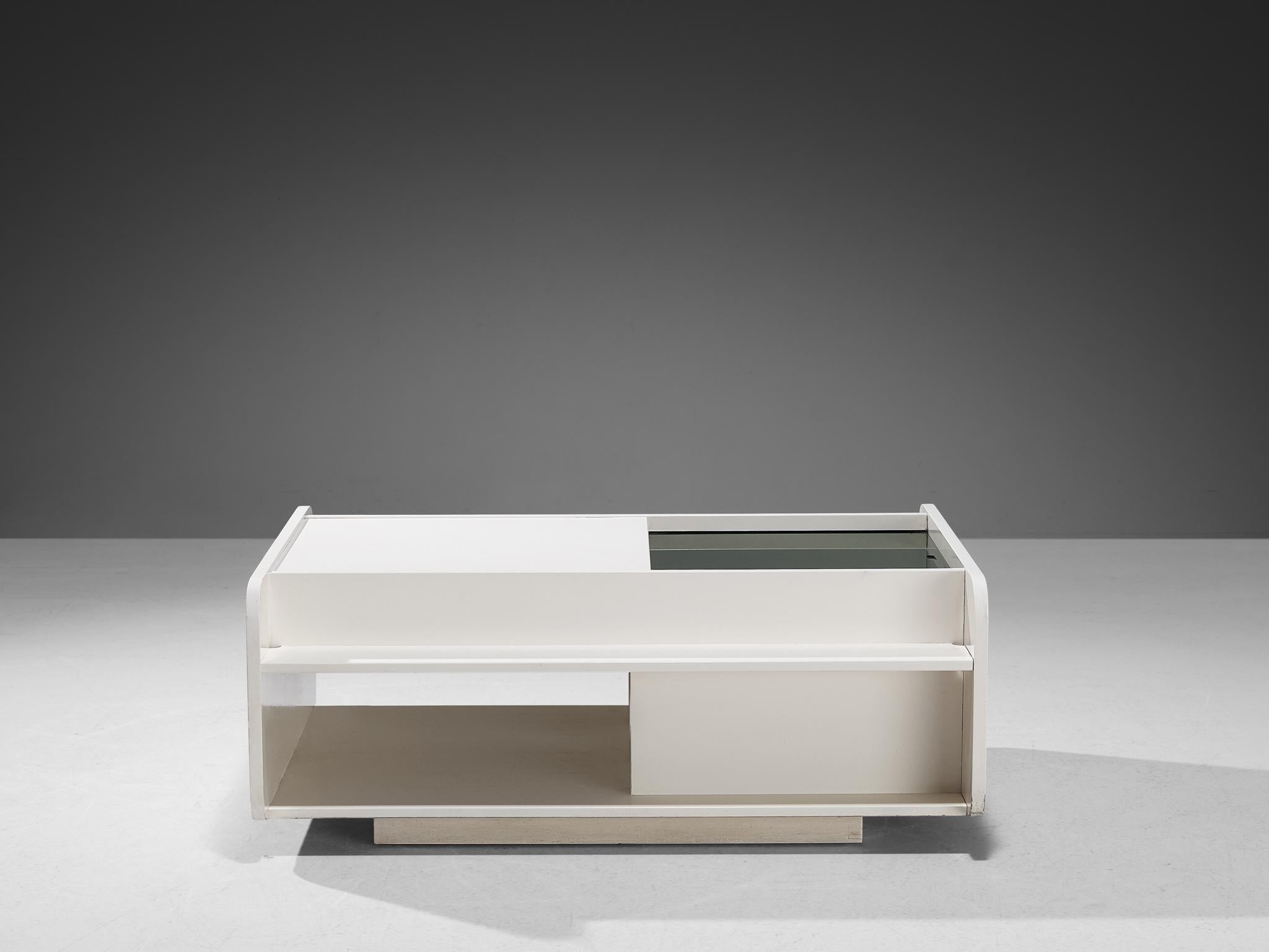 Italian Cocktail Table with Dry Bar Compartment tables Morentz