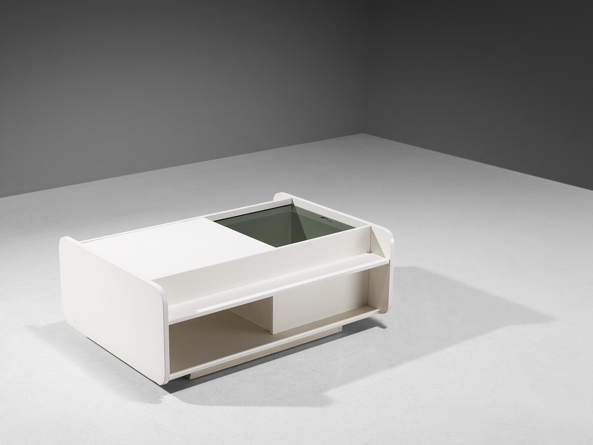 Italian Cocktail Table with Dry Bar Compartment tables Morentz