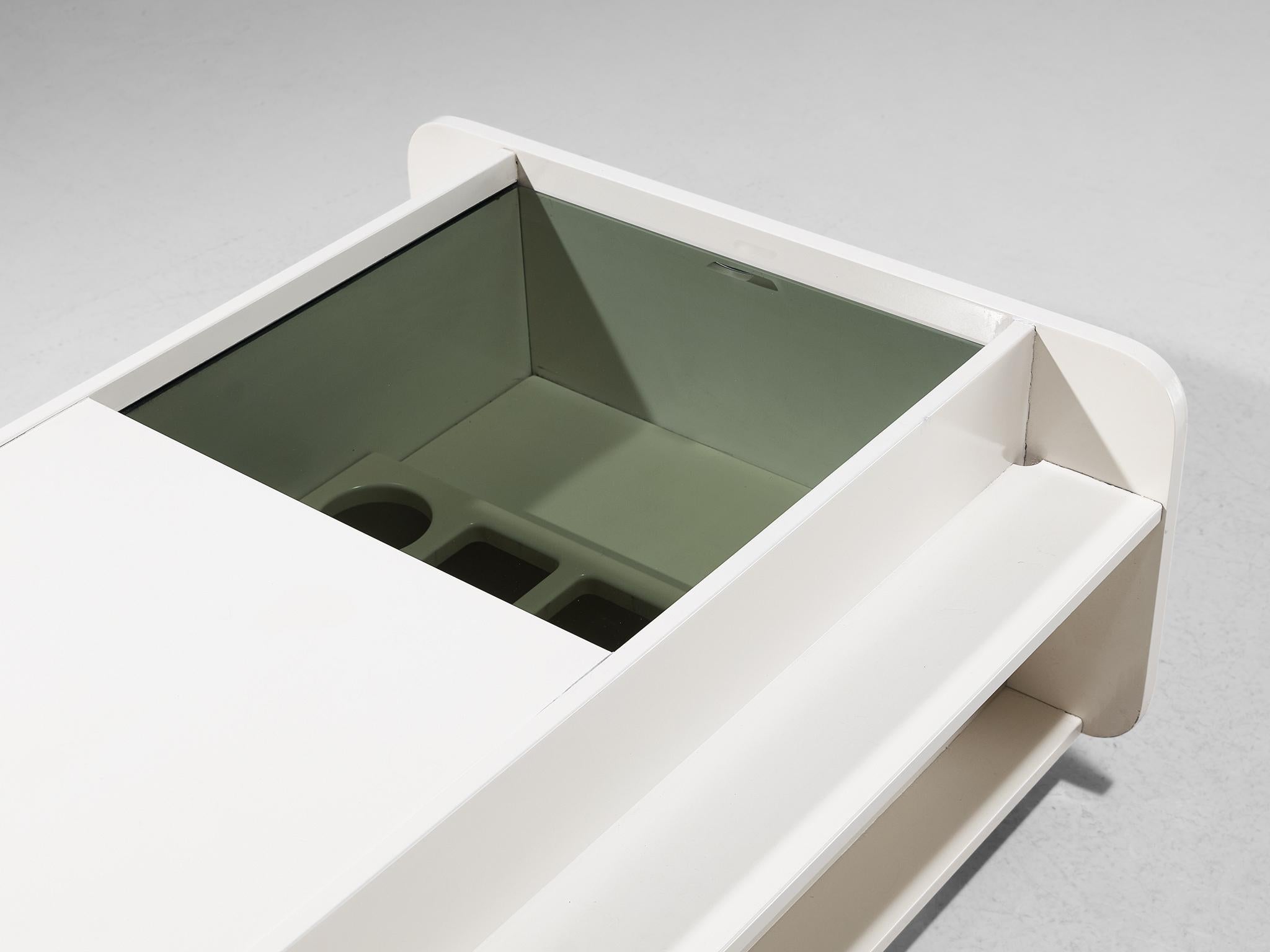 Italian Cocktail Table with Dry Bar Compartment tables Morentz