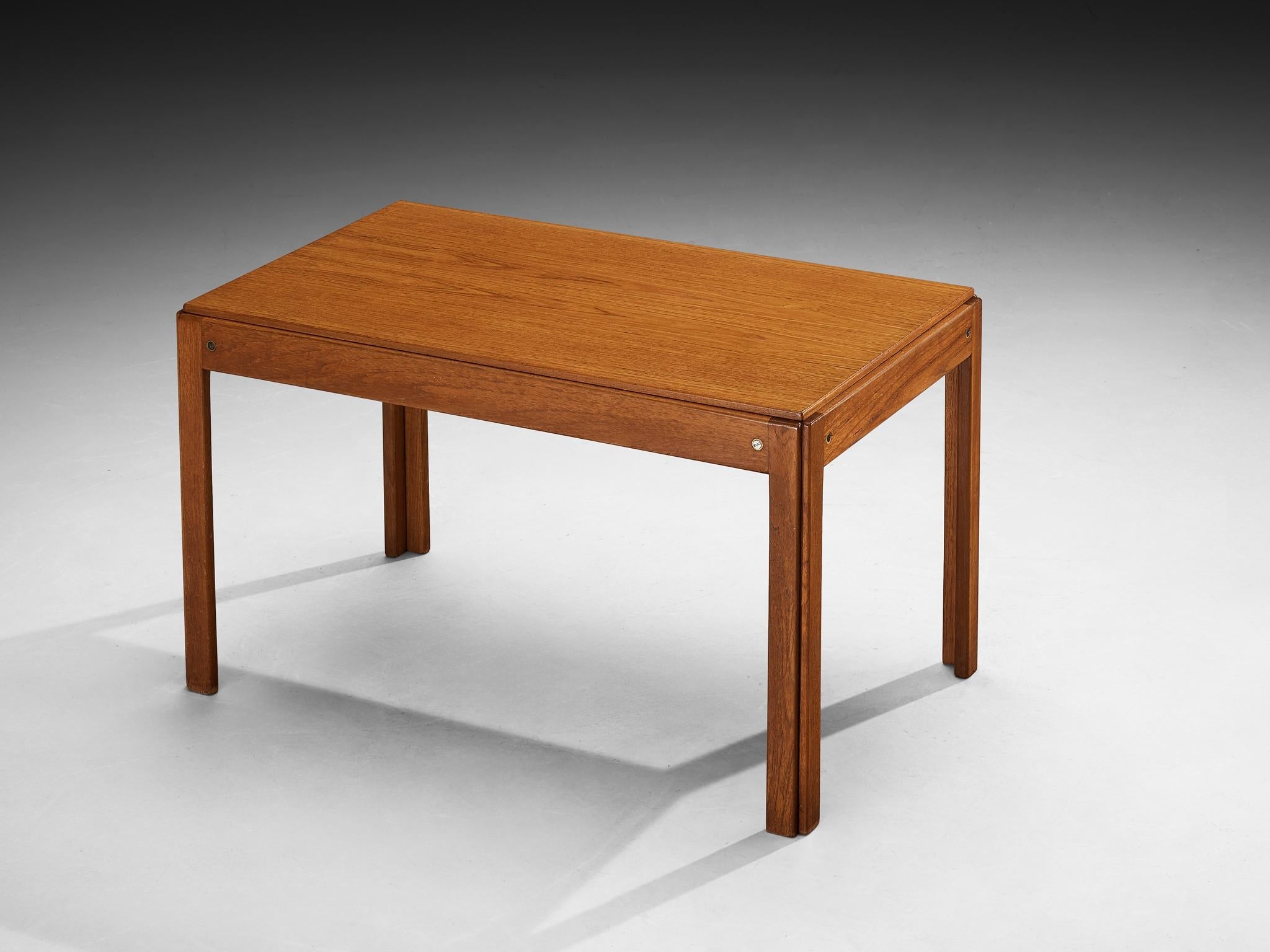 1960s Danish Rectangular Coffee Table in Teak tables Morentz