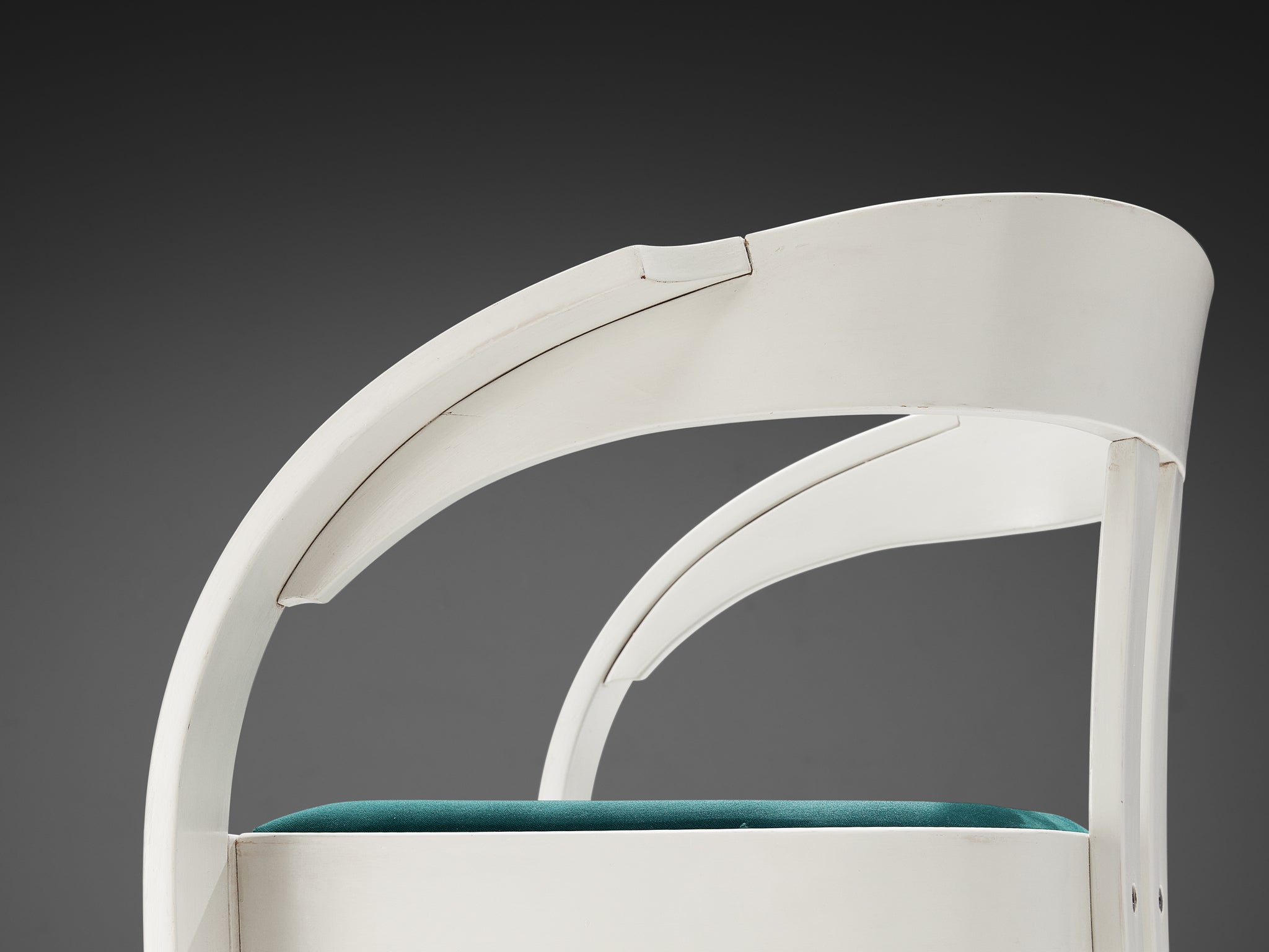 Giovanni Battista Bassi for Poltronova Set of Six 'Elisa' Armchairs Seating Morentz