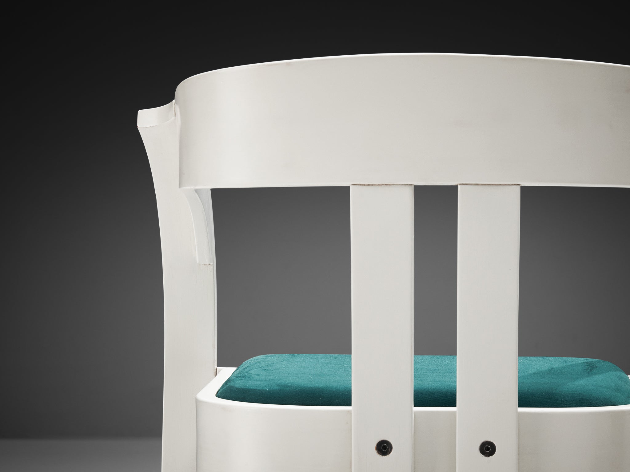 Giovanni Battista Bassi for Poltronova Set of Six 'Elisa' Armchairs Seating Morentz