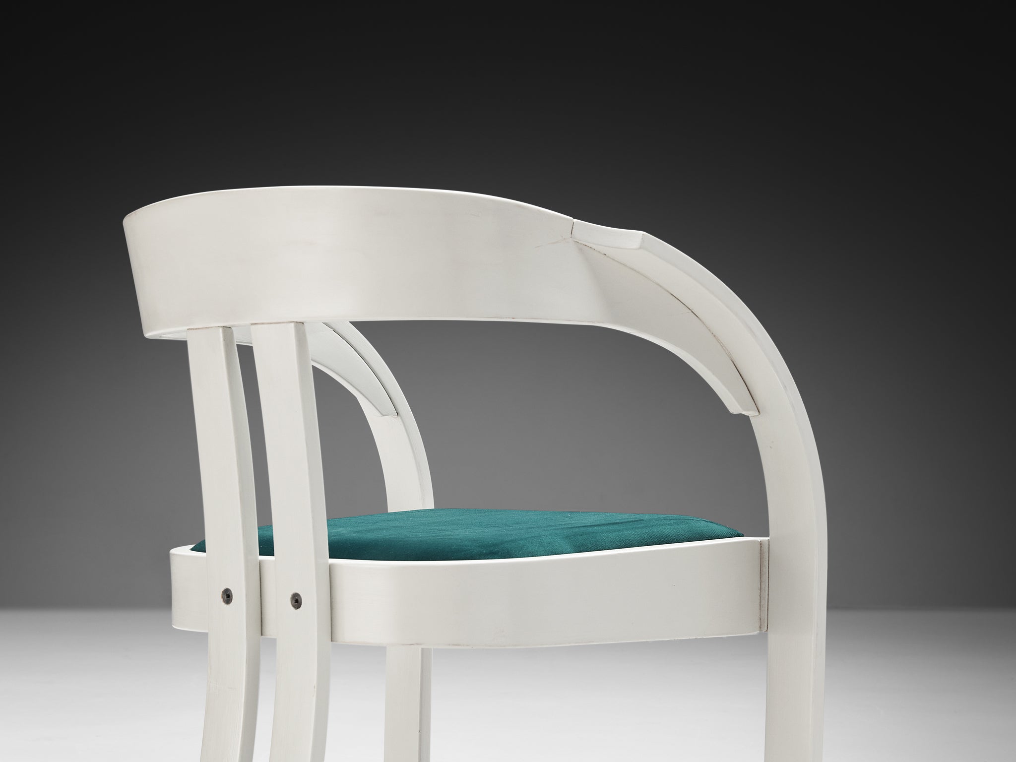 Giovanni Battista Bassi for Poltronova Set of Six 'Elisa' Armchairs Seating Morentz