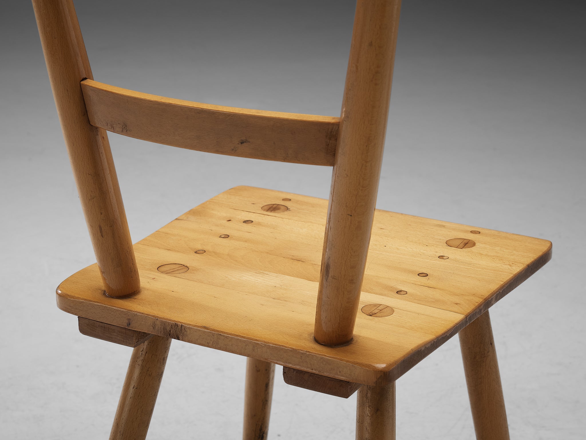 Set of Six Mid-Century Dutch Dining Chairs seating Morentz