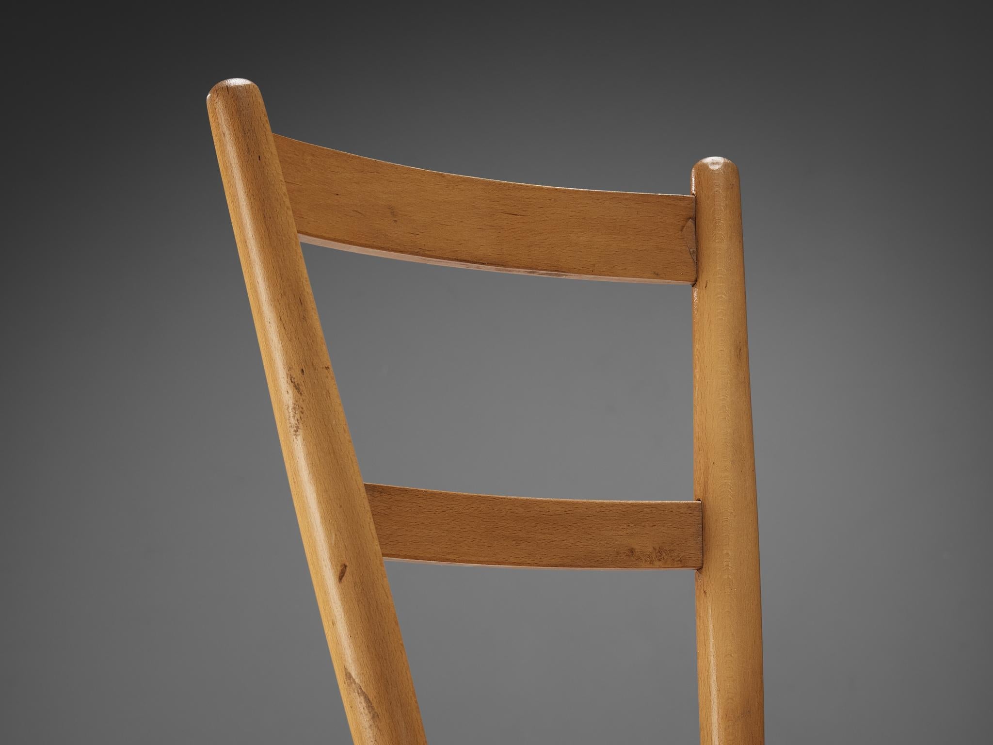 Set of Twelve Mid-Century Dutch Dining Chairs seating Morentz