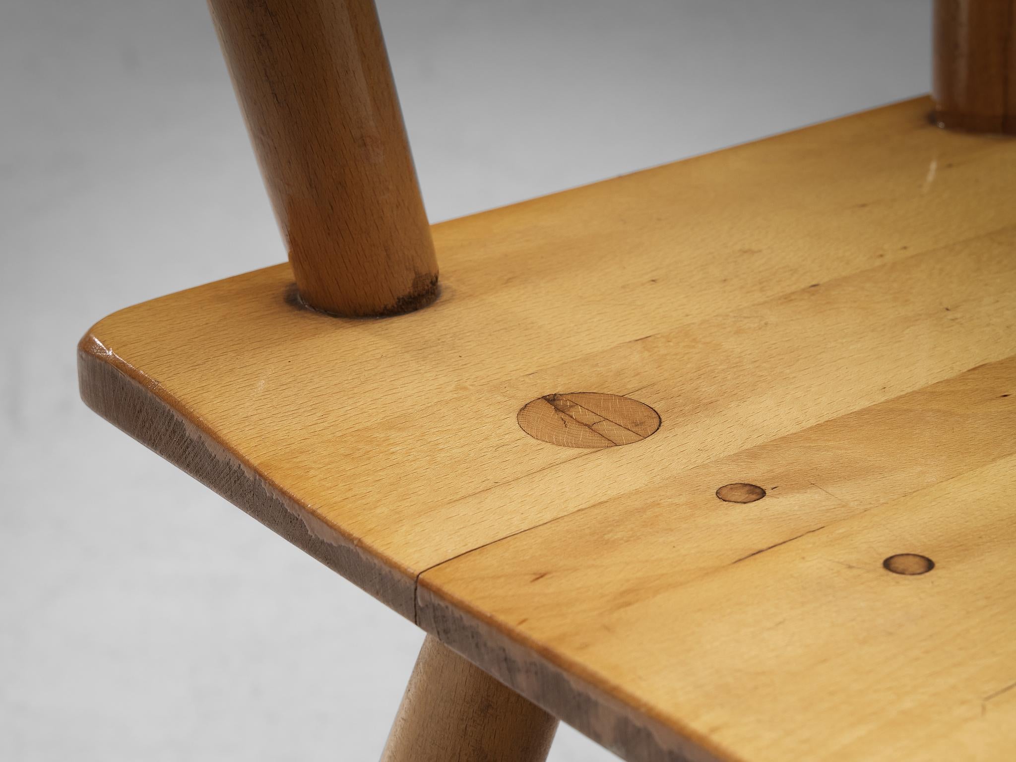 Pair of Mid-Century Dutch Dining Chairs seating Morentz