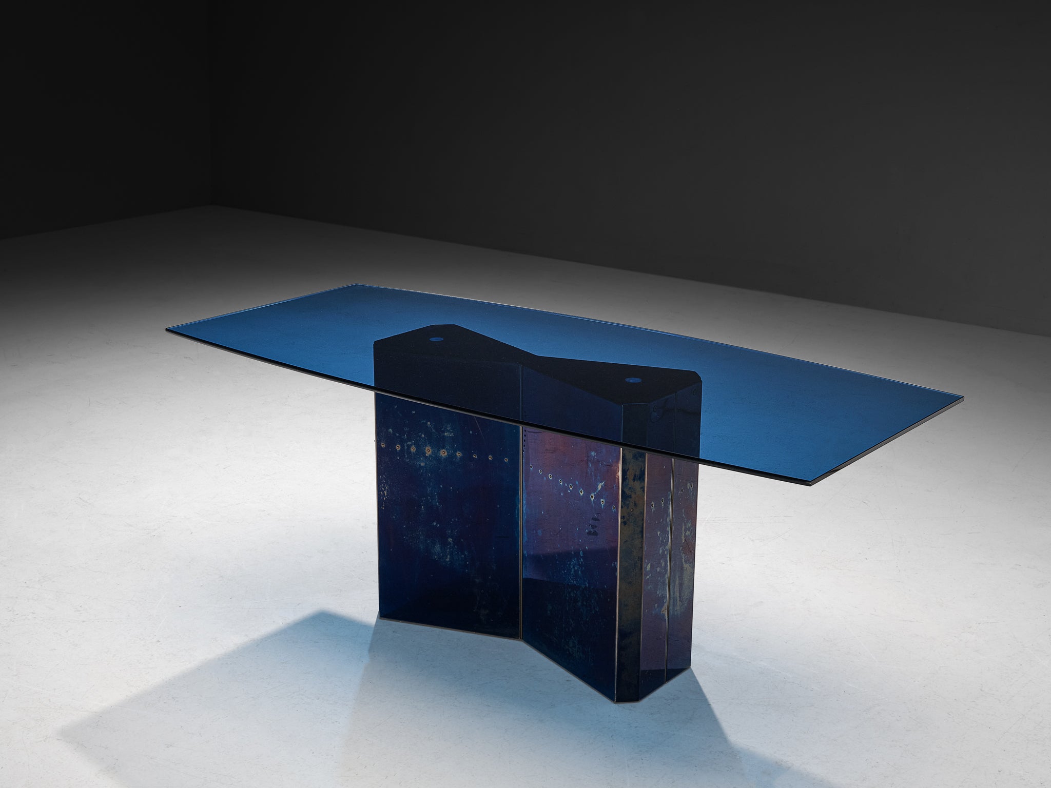 Afra & Tobia Scarpa for B&B Italia Rare 'Polygonon' Dining Table Tables Morentz