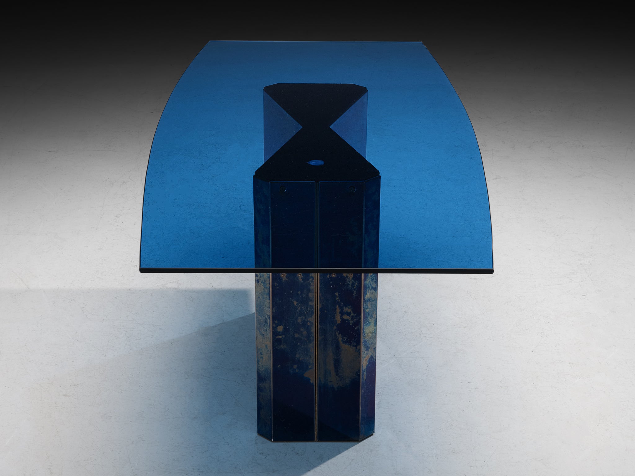 Afra & Tobia Scarpa for B&B Italia Rare 'Polygonon' Dining Table Tables Morentz