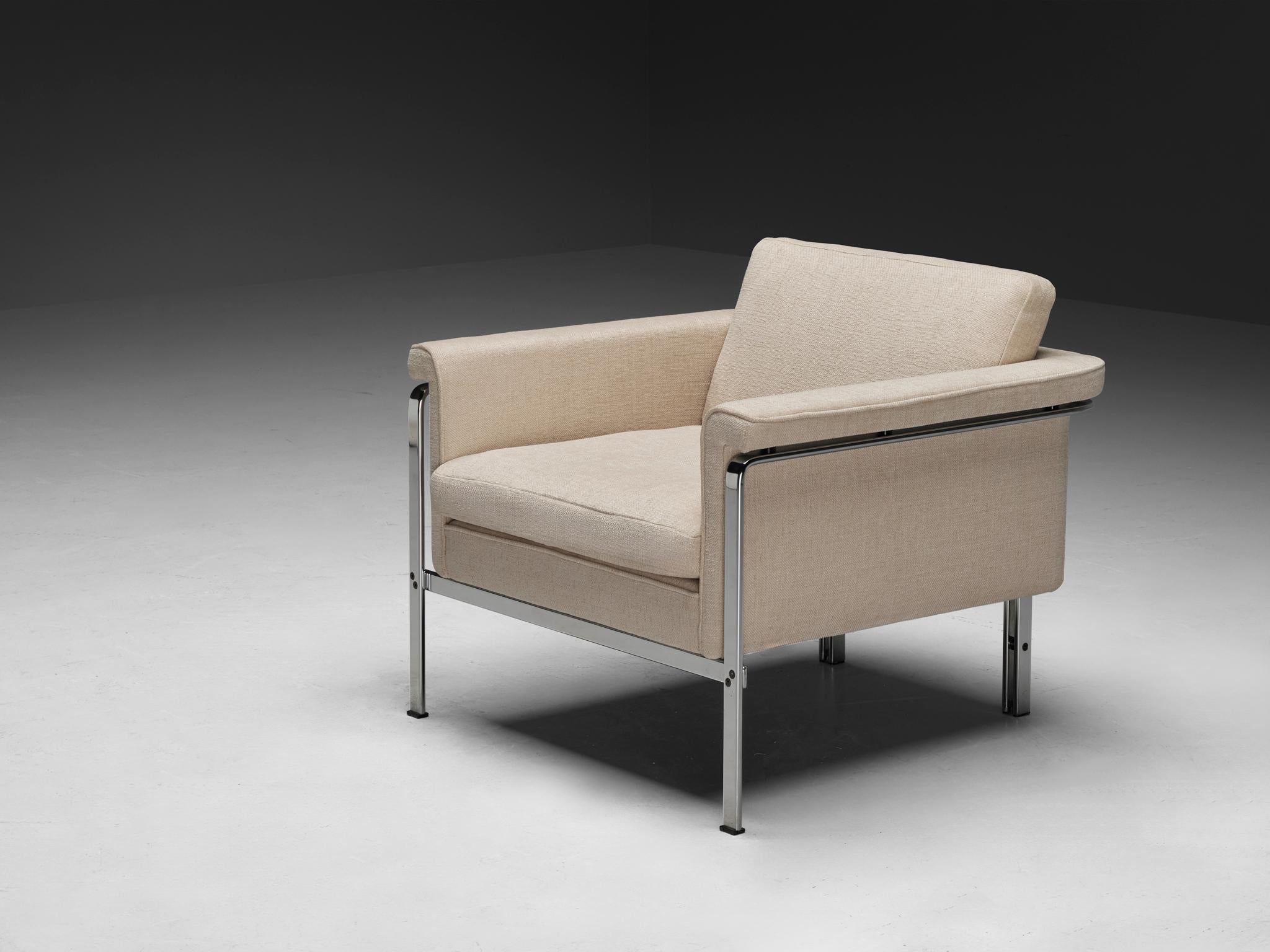 Horst Brüning for Kill International Lounge Chair in Creme Upholstery seating Morentz