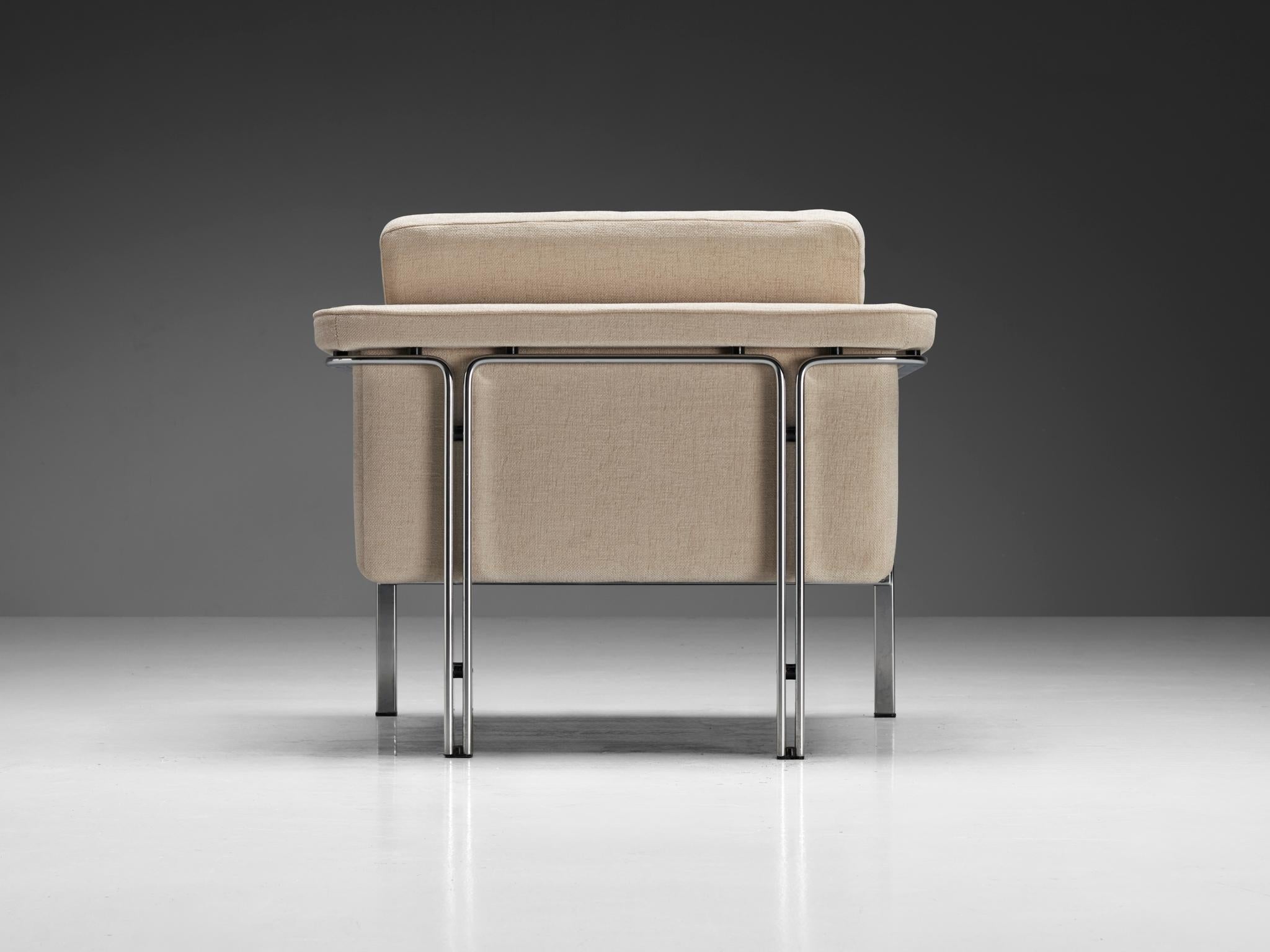 Horst Brüning for Kill International Lounge Chair in Creme Upholstery seating Morentz