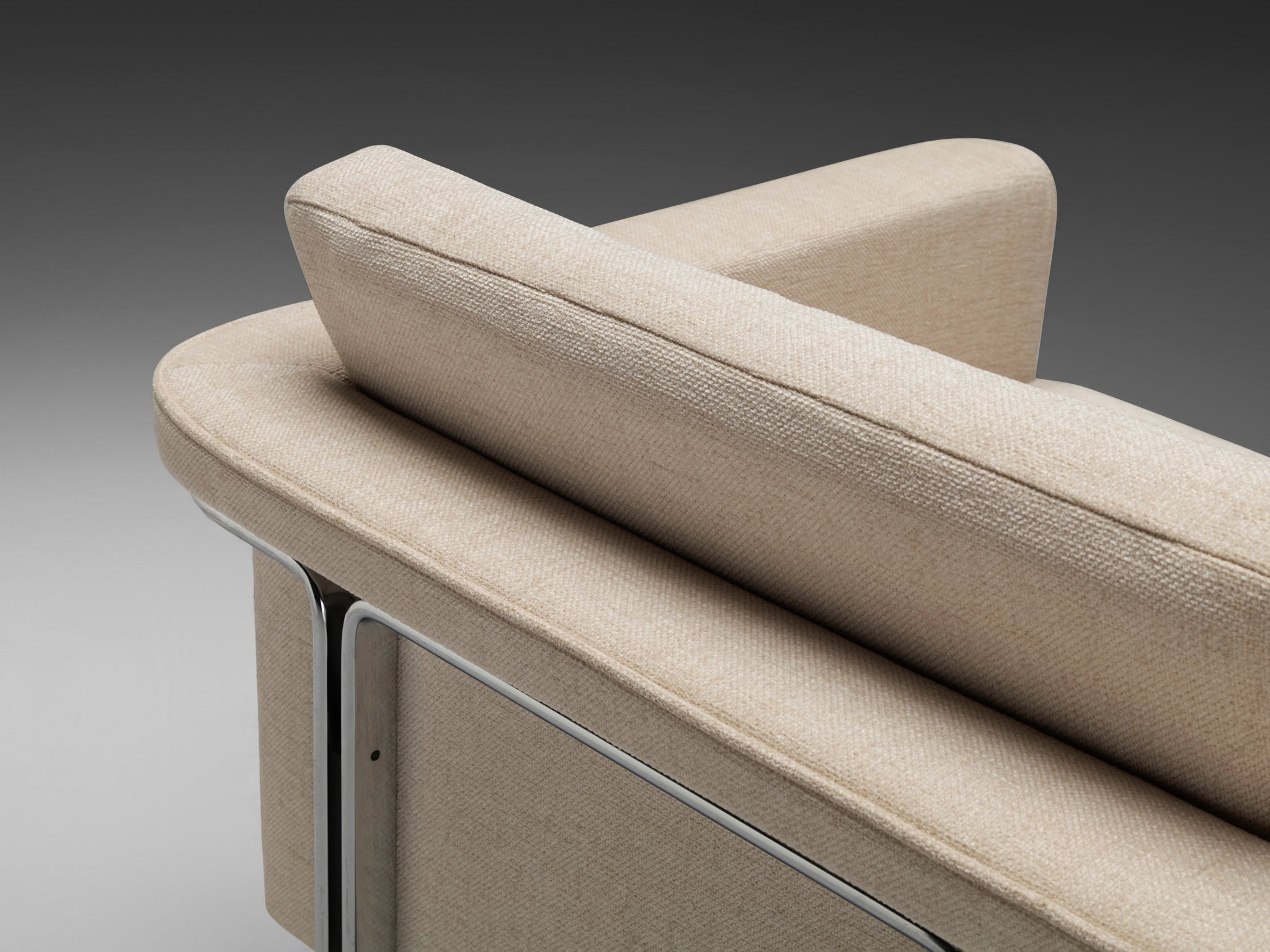 Horst Brüning for Kill International Lounge Chairs in Creme Upholstery seating Morentz