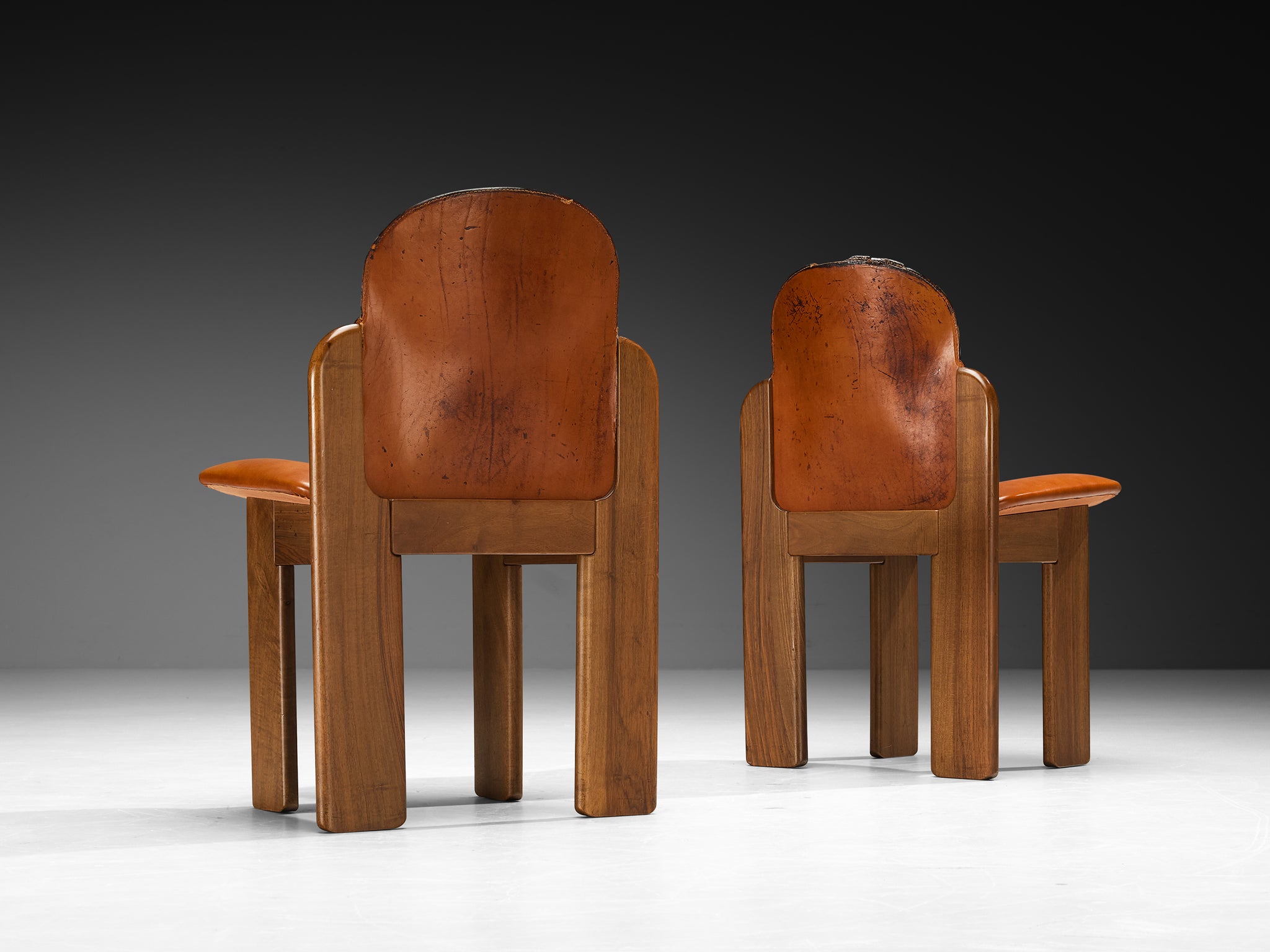 Silvio Coppola for Fratelli Montina Pair of '330' Dining Chairs Seating Morentz