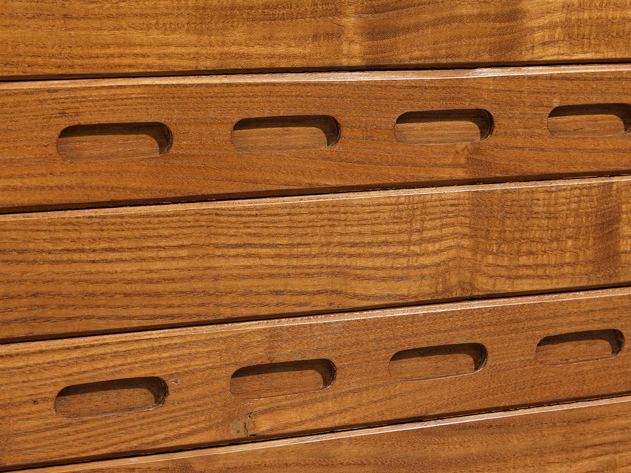 Rare Ico Parisi for Fratelli Rizzi Cabinet or Vanity in Chestnut case pieces and storage cabinets Morentz