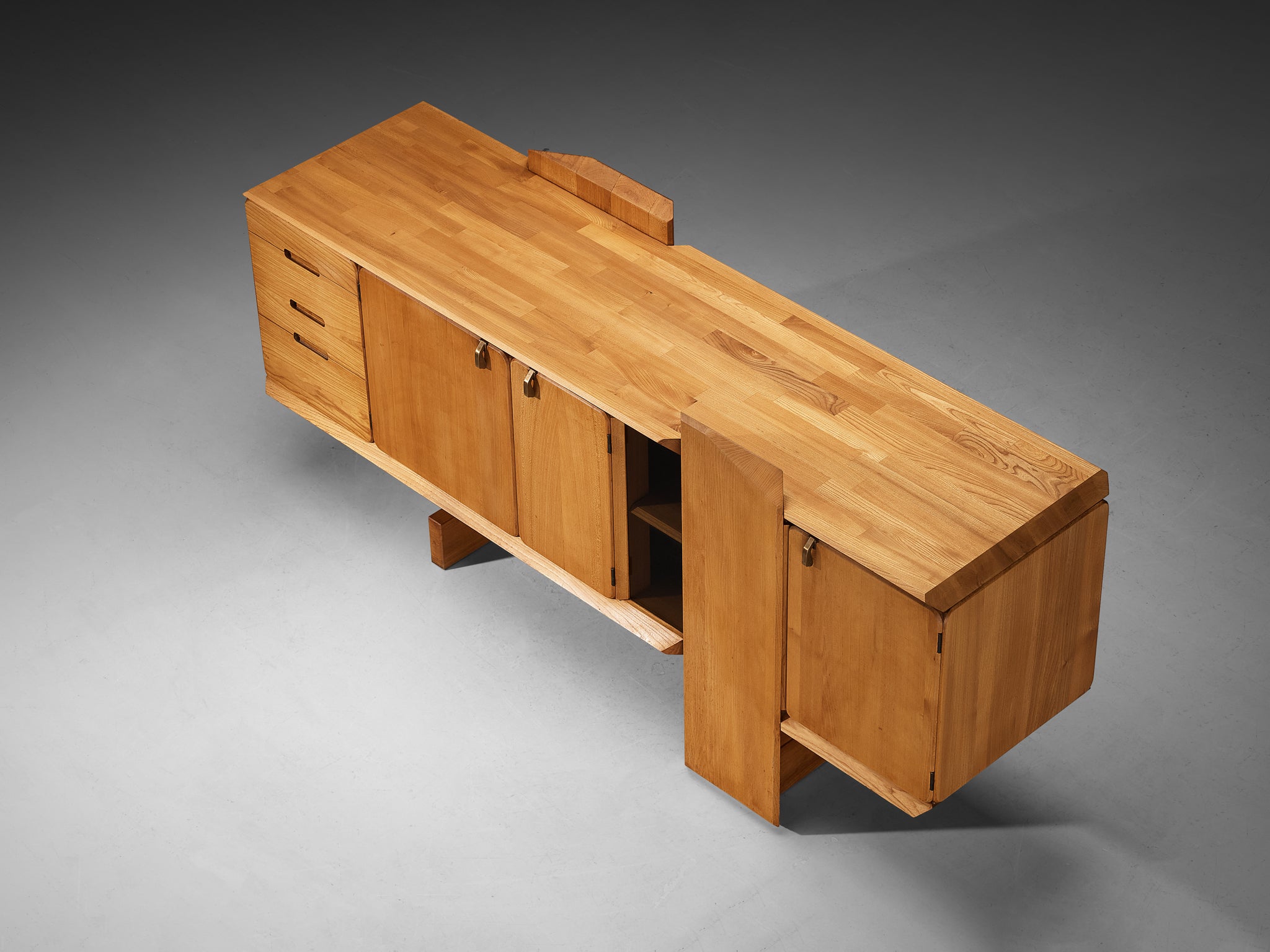 Pierre Chapo 'R28' Sideboard in Solid Elm