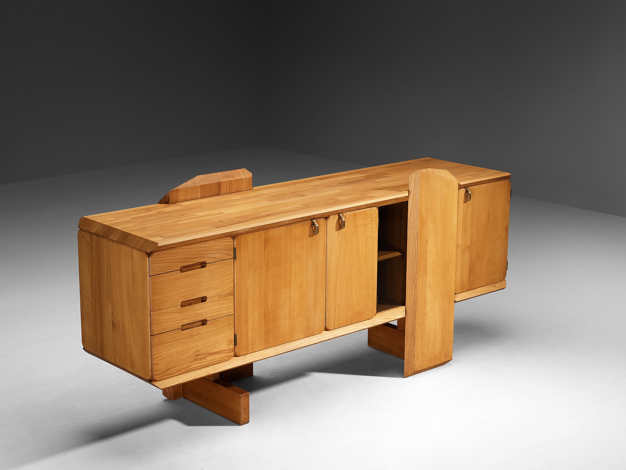 Pierre Chapo 'R28' Sideboard in Solid Elm