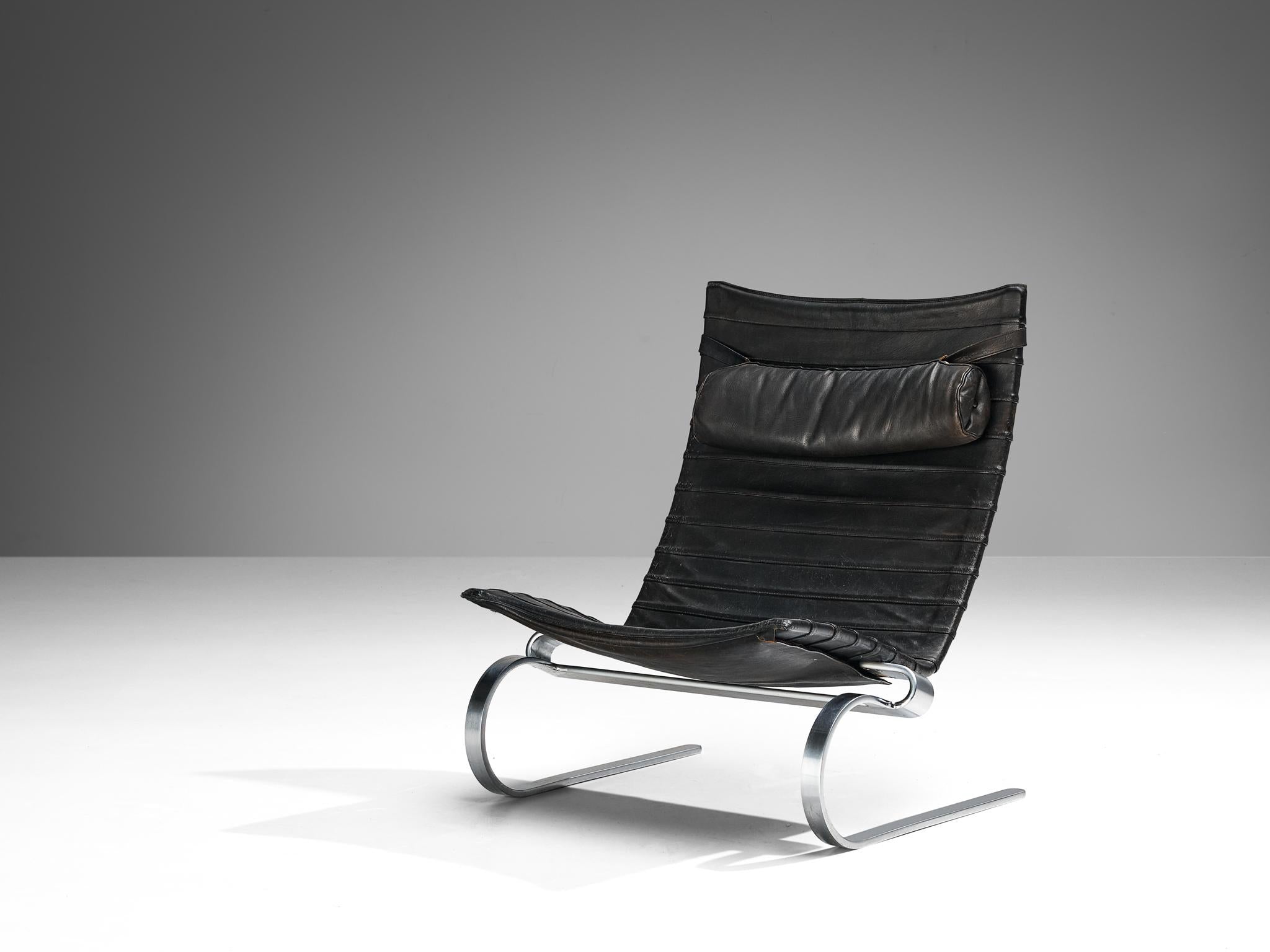 Poul Kjærholm for E. Kold Christensen 'PK20' Lounge Chair in Leather seating Morentz